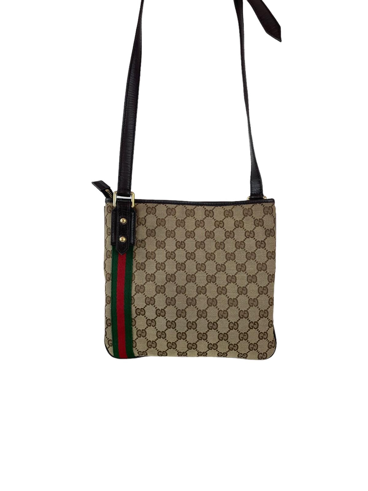 GUCCI VINTAGE MONOGRAM MESSENGER