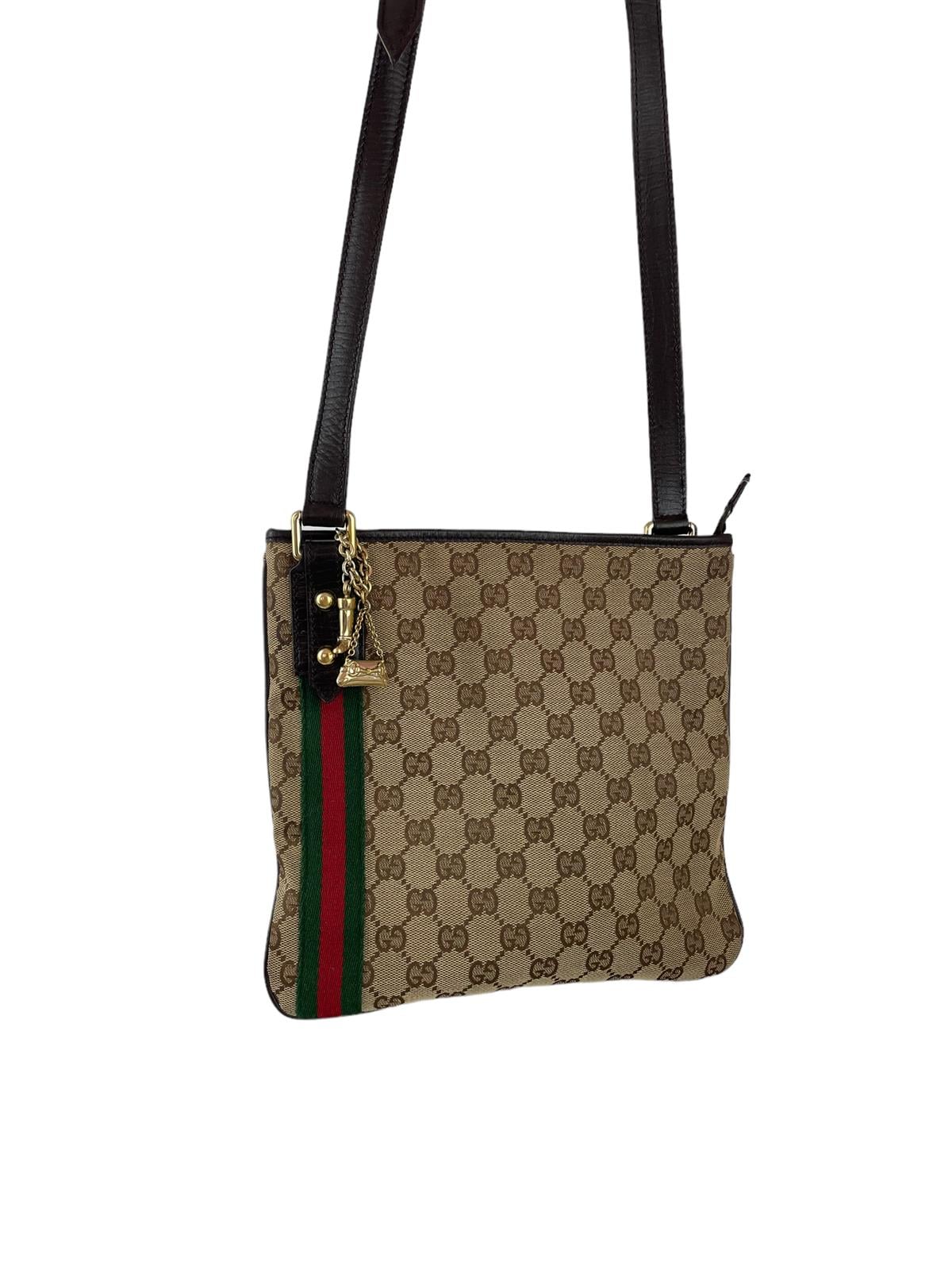 GUCCI VINTAGE MONOGRAM MESSENGER
