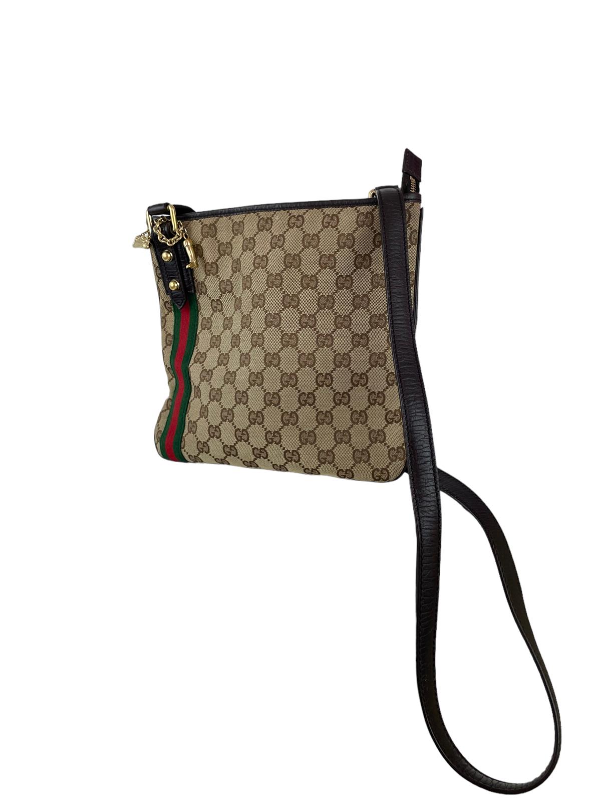 GUCCI VINTAGE MONOGRAM MESSENGER