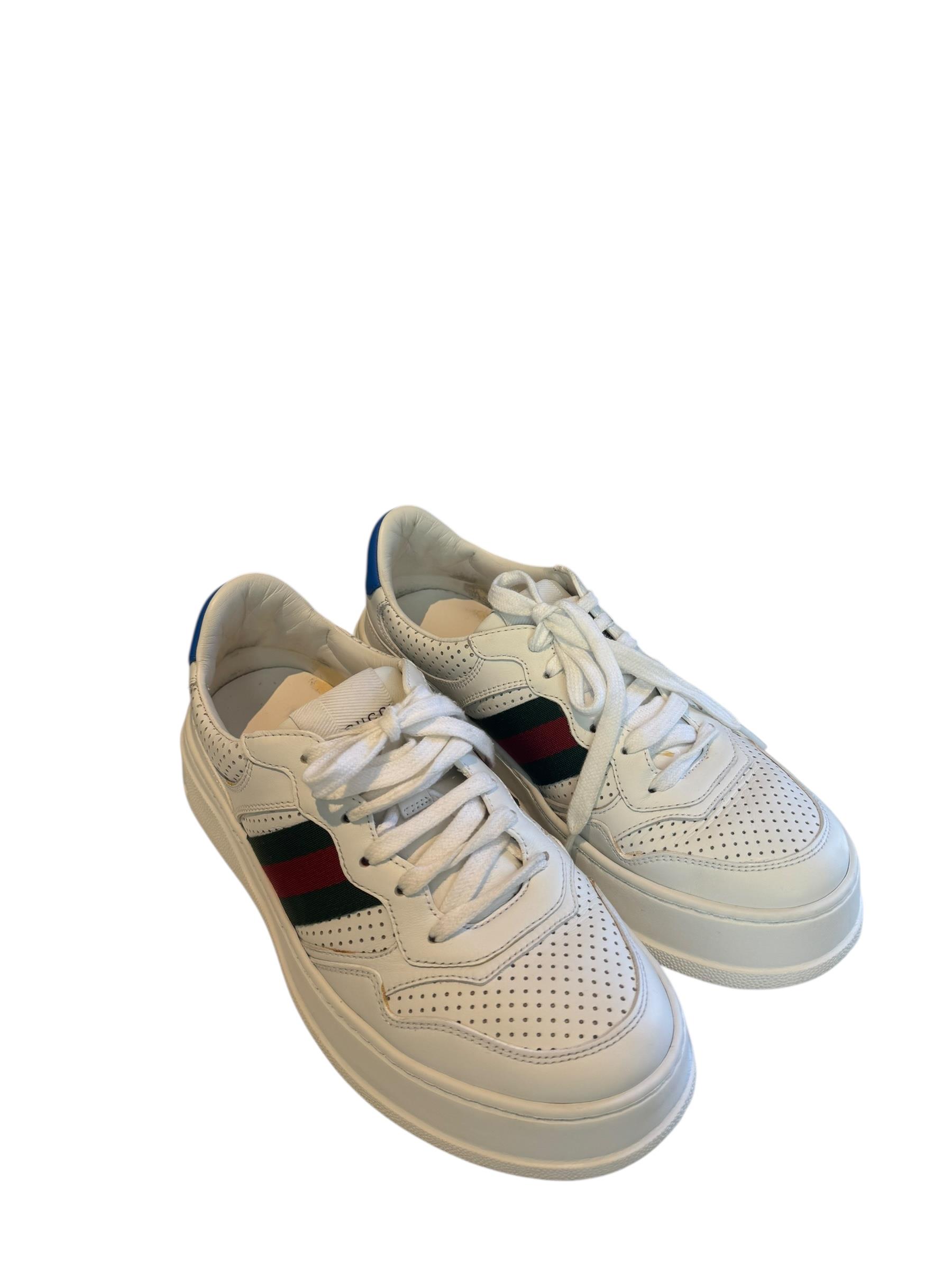 GUCCI WHITE CHUNKY SNEAKERS 