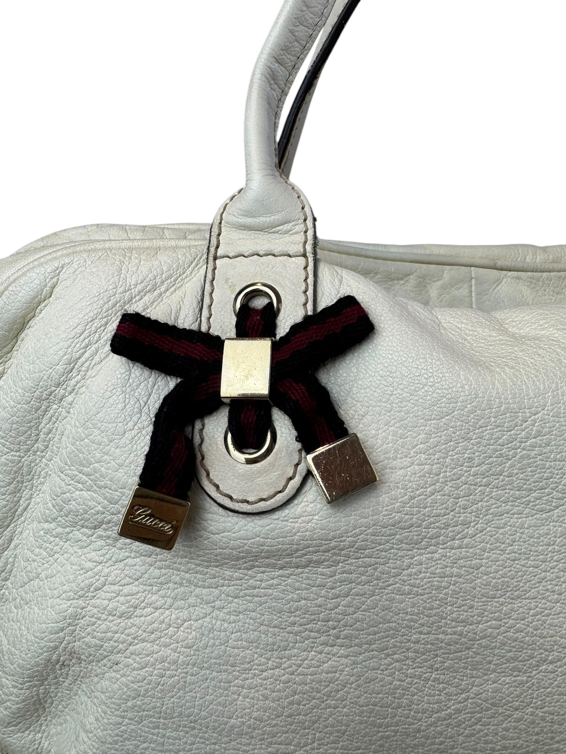 GUCCI WHITE TOTE BAG