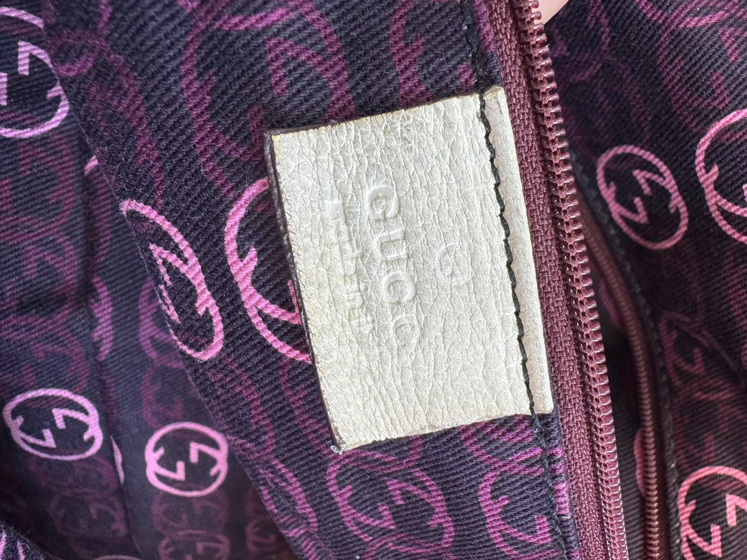 GUCCI WHITE TOTE BAG