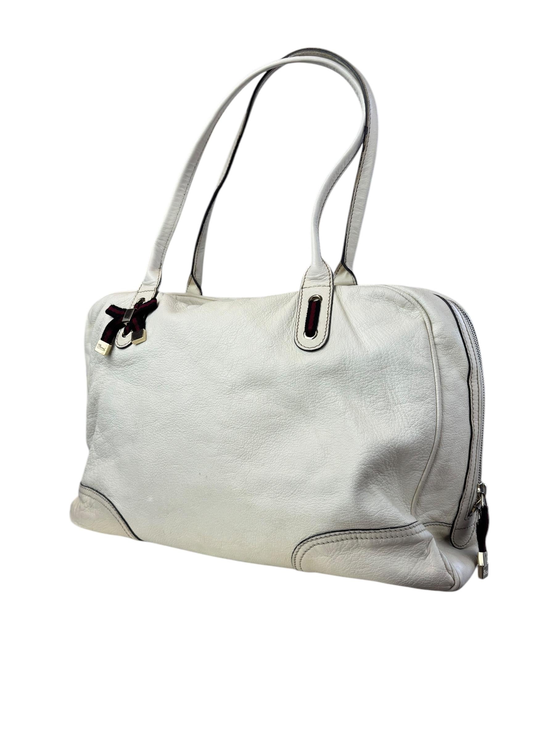 GUCCI WHITE TOTE BAG