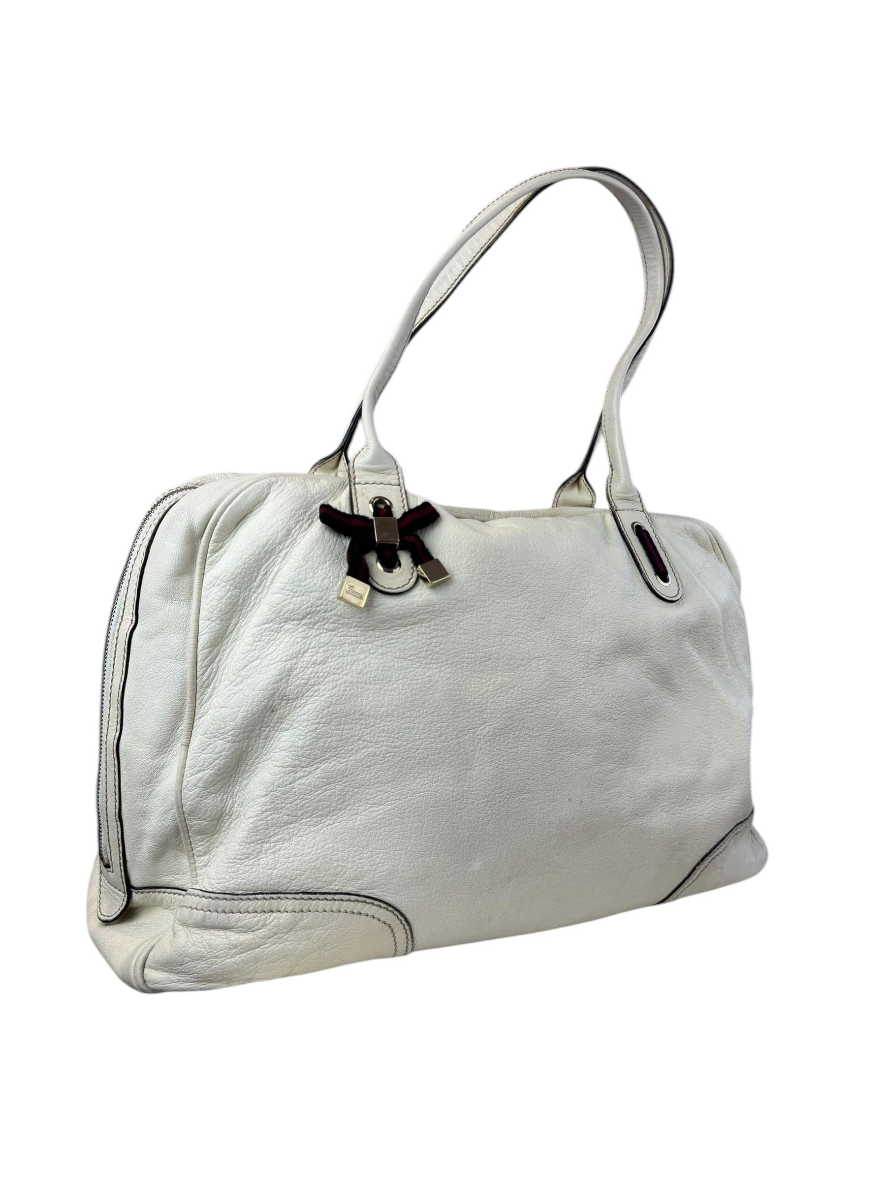 GUCCI WHITE TOTE BAG