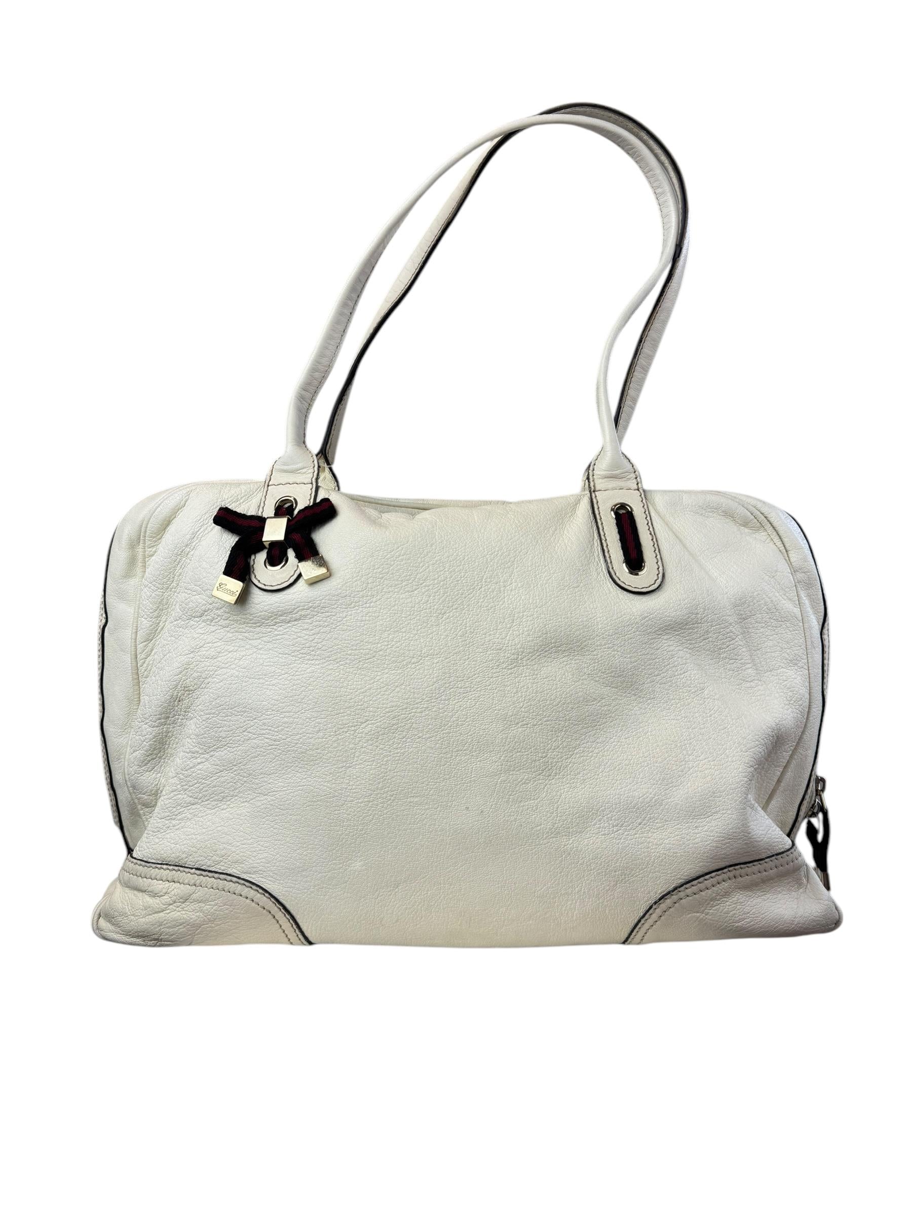 GUCCI WHITE TOTE BAG