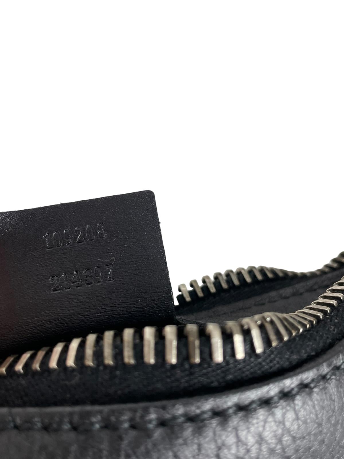 HALFMOON LEATHER SHOULDER BAG