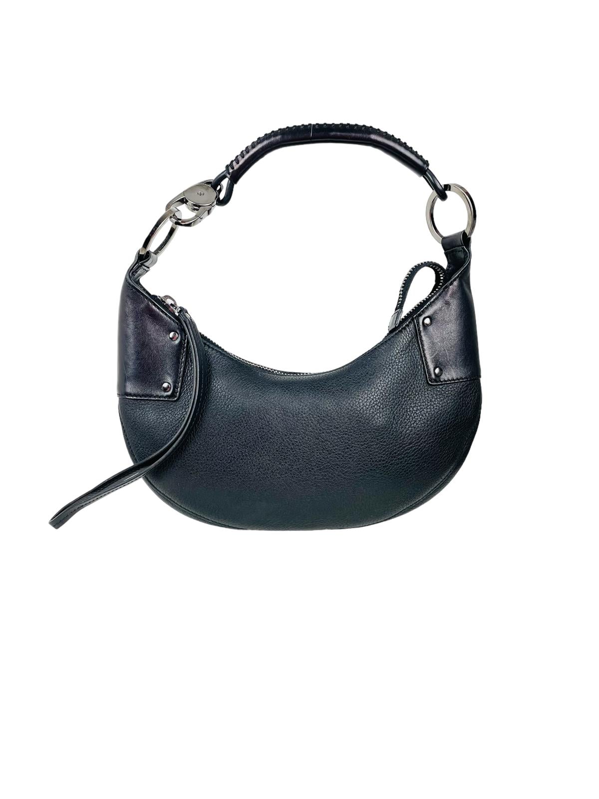 HALFMOON LEATHER SHOULDER BAG