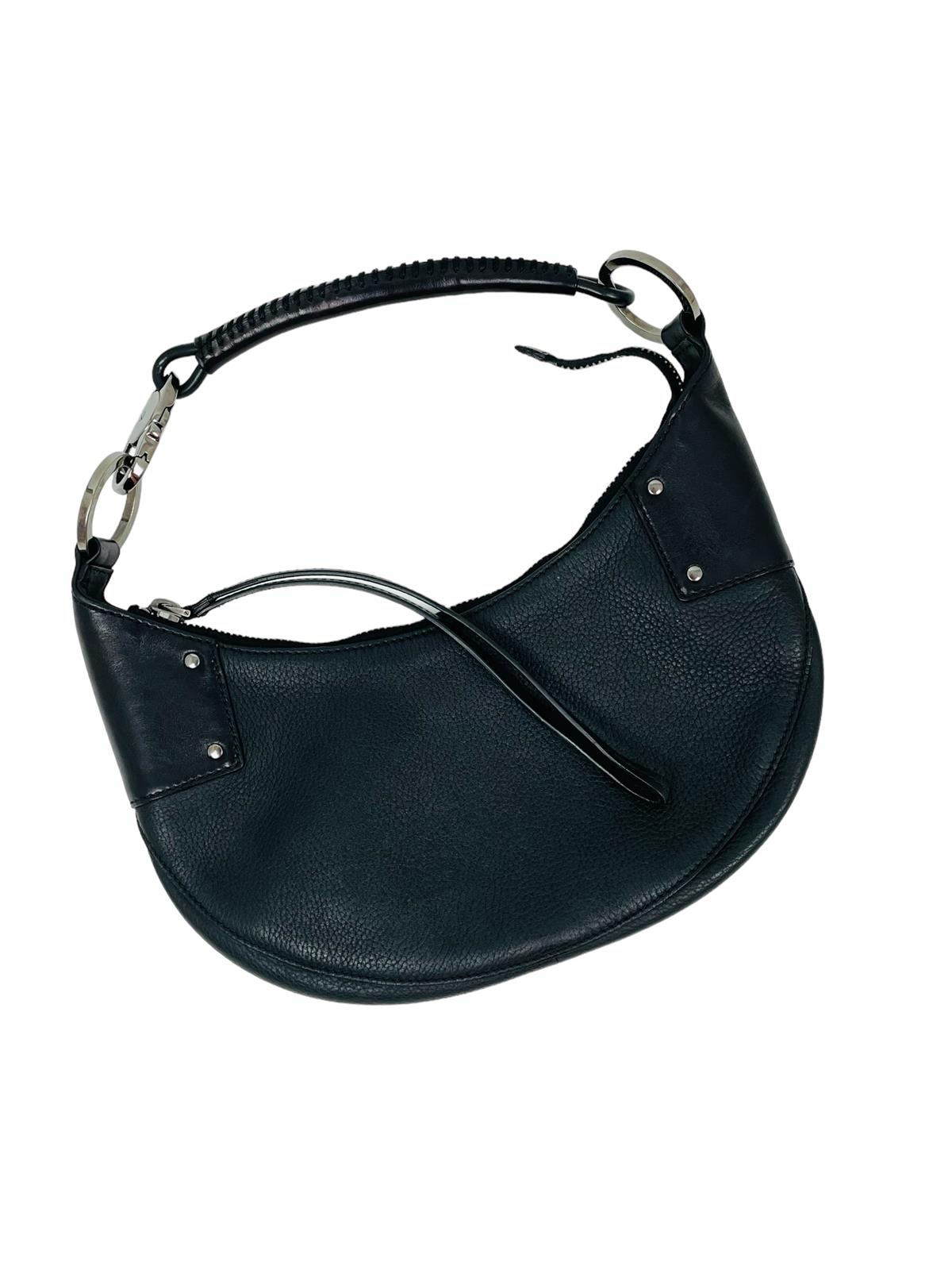 HALFMOON LEATHER SHOULDER BAG