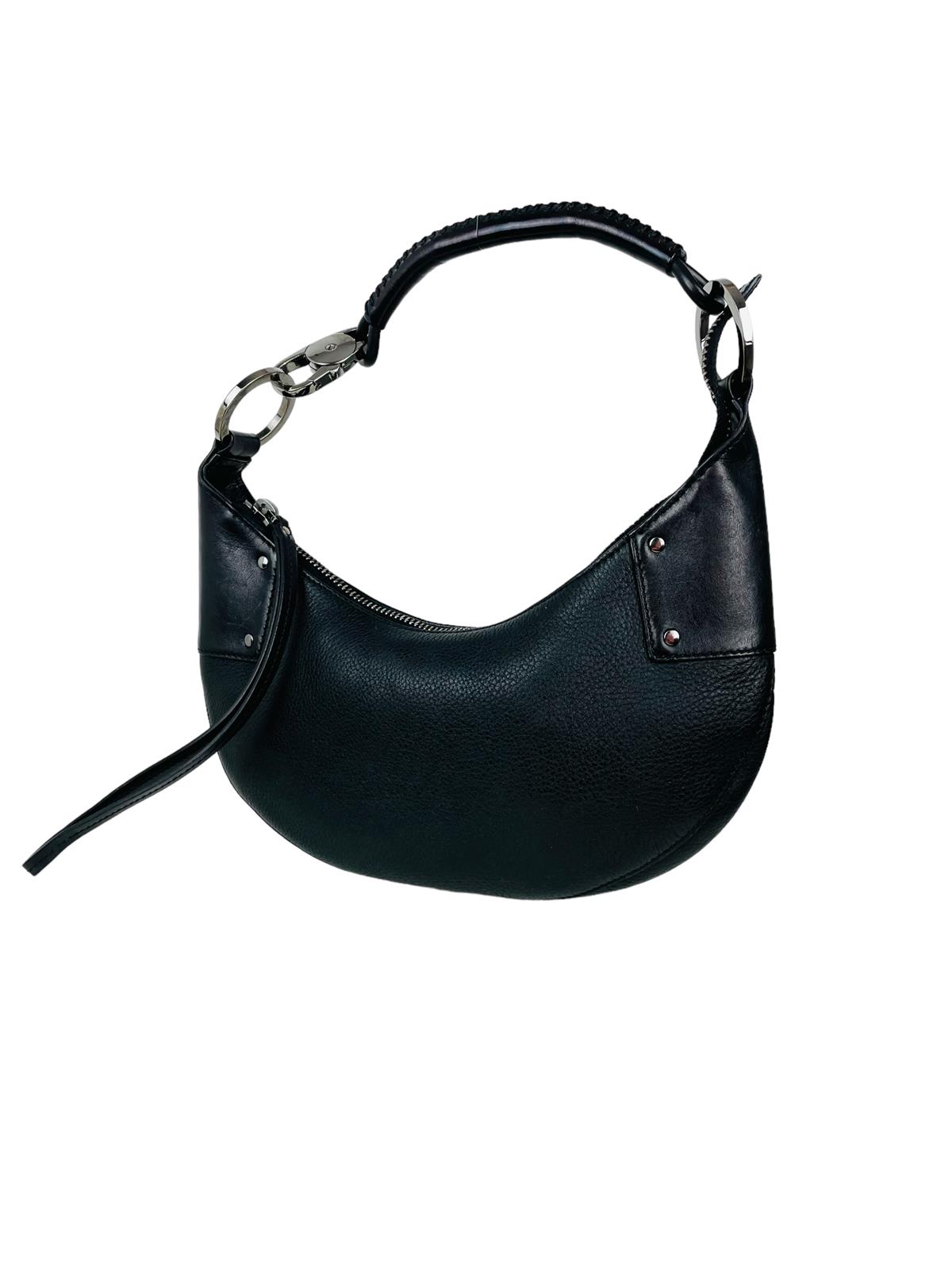 HALFMOON LEATHER SHOULDER BAG