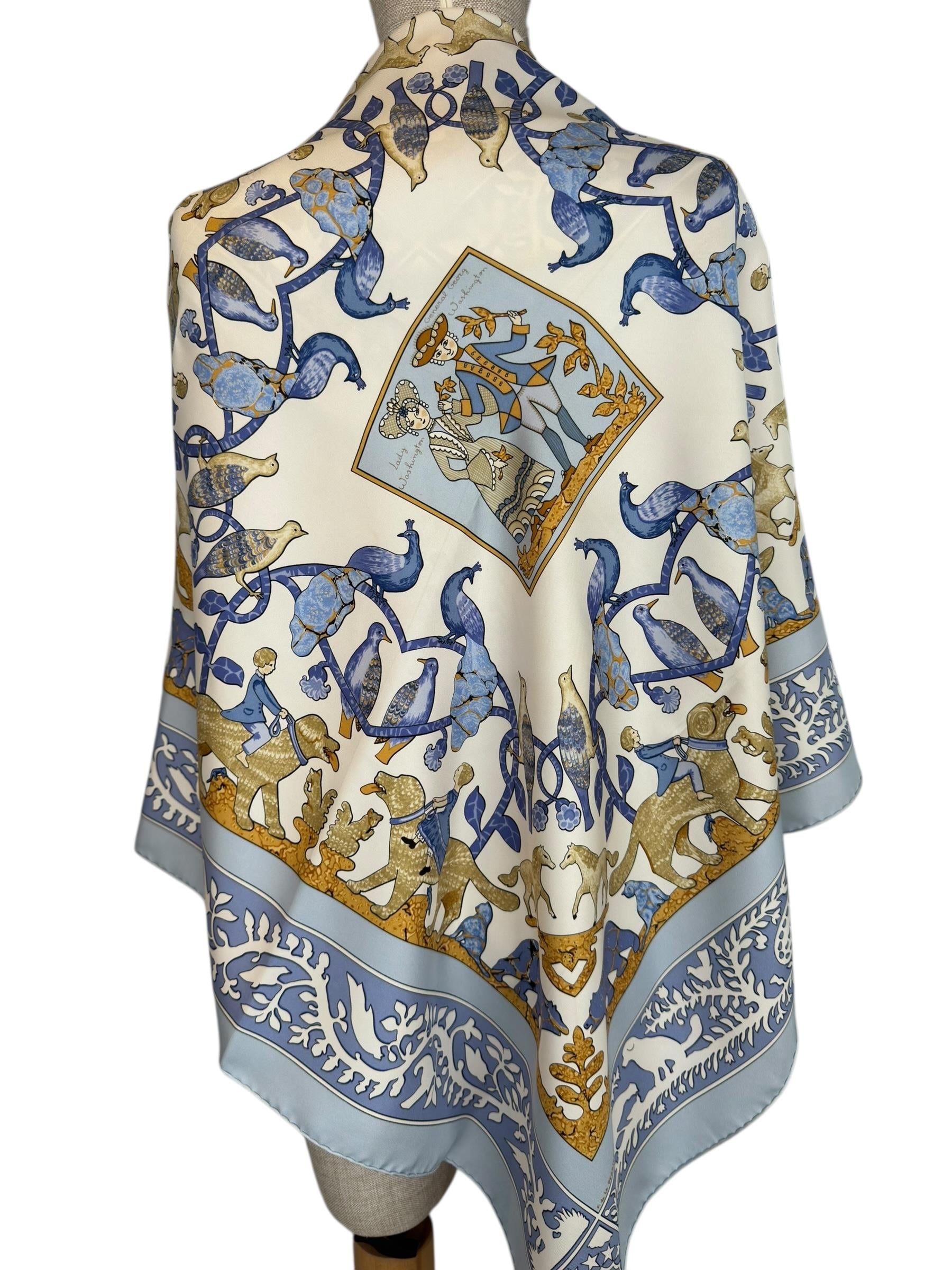 HERMES EARLY AMERICA SCARF