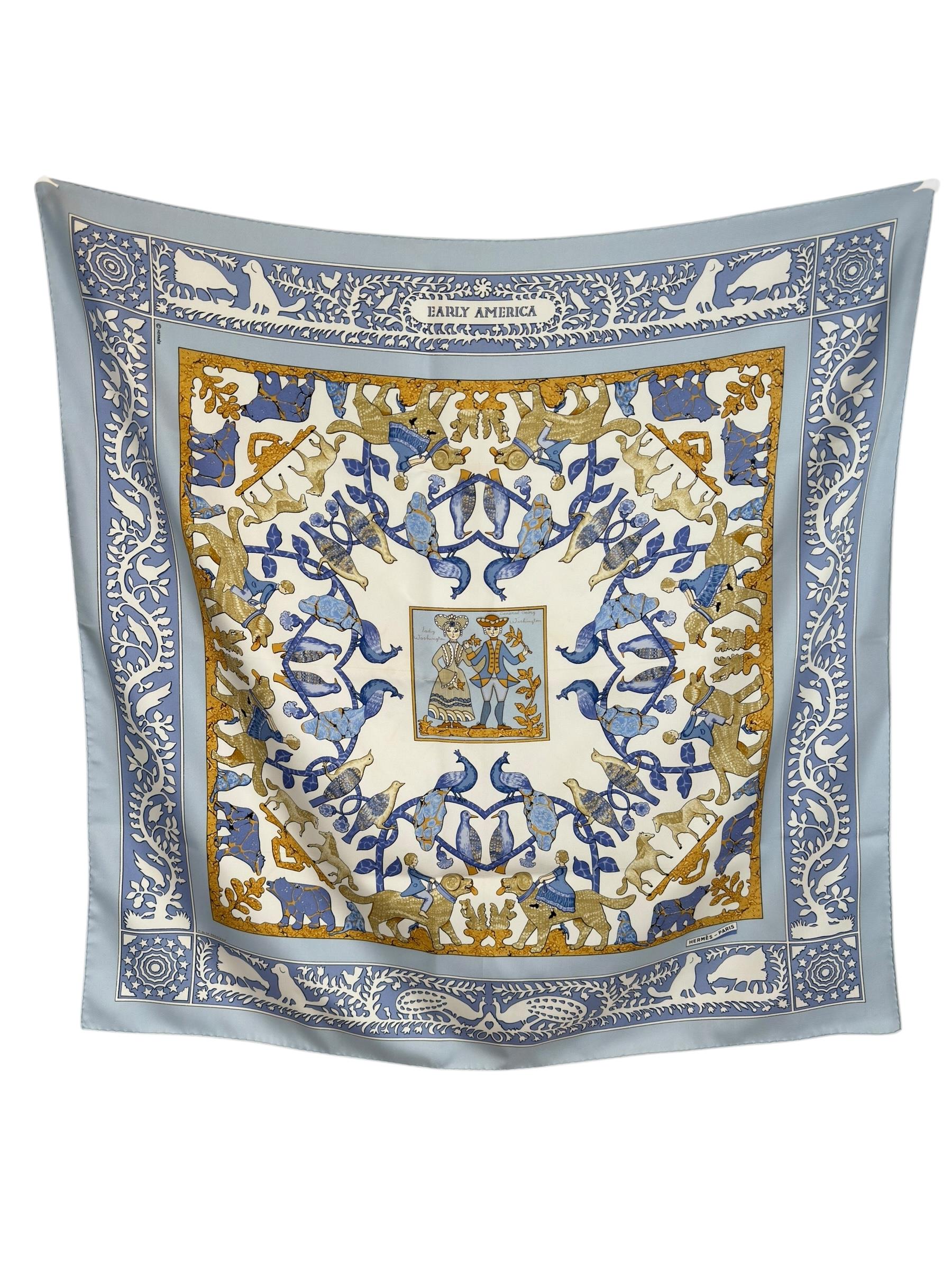 HERMES EARLY AMERICA SCARF