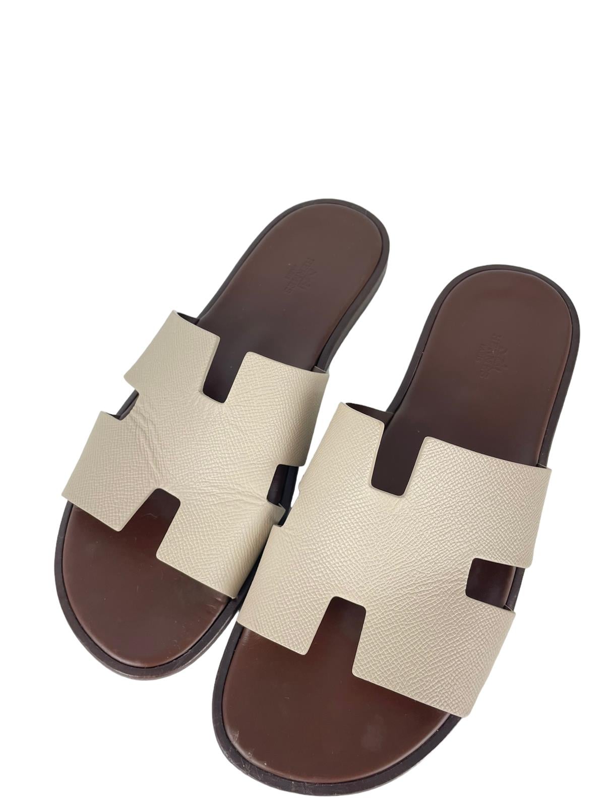 HERMES IZMIR BEIGE SANDALS