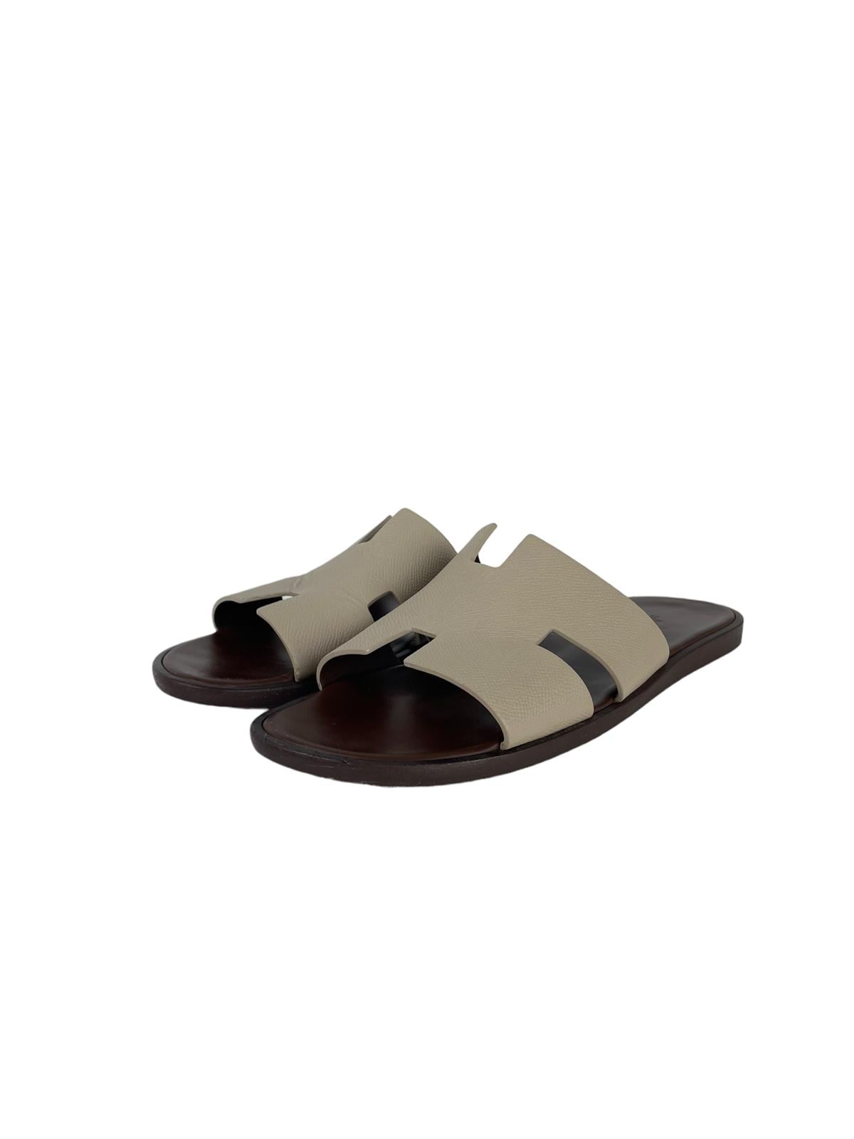 HERMES IZMIR BEIGE SANDALS