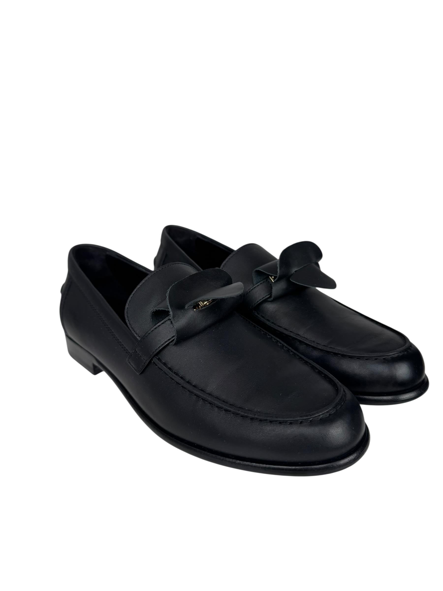 HERMES LEATHER KELLY LOAFER