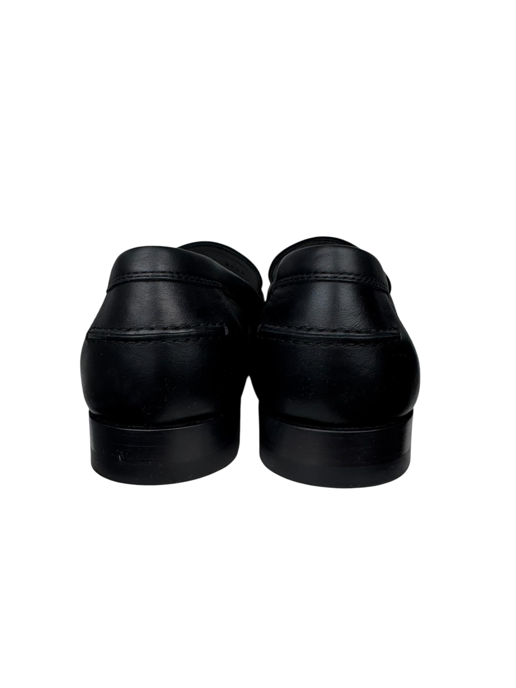 HERMES LEATHER KELLY LOAFER