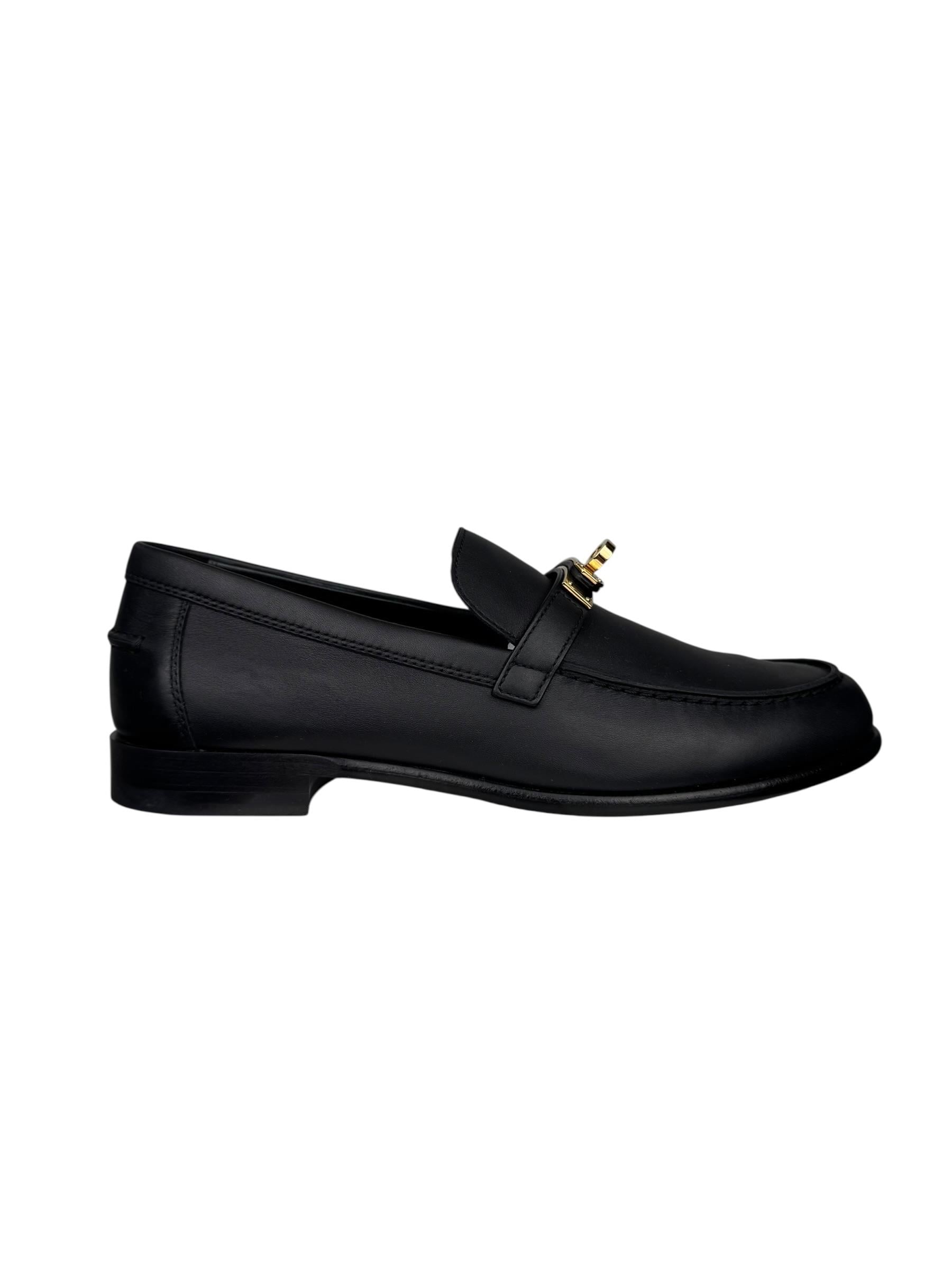HERMES LEATHER KELLY LOAFER