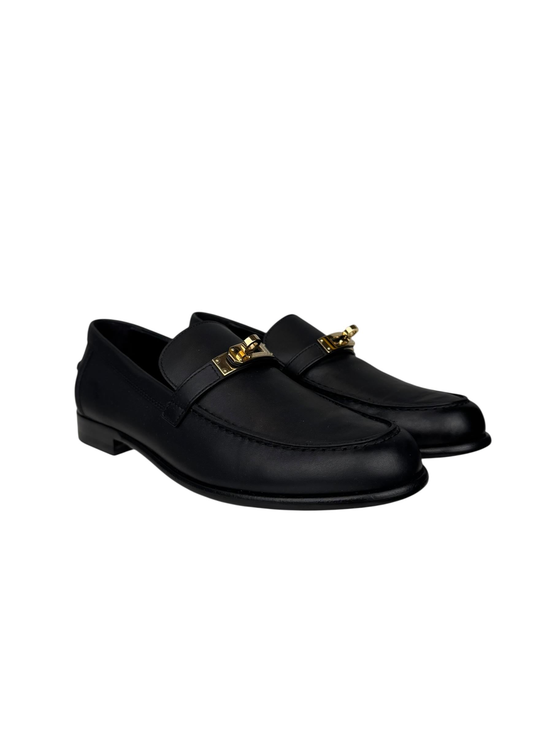 HERMES LEATHER KELLY LOAFER