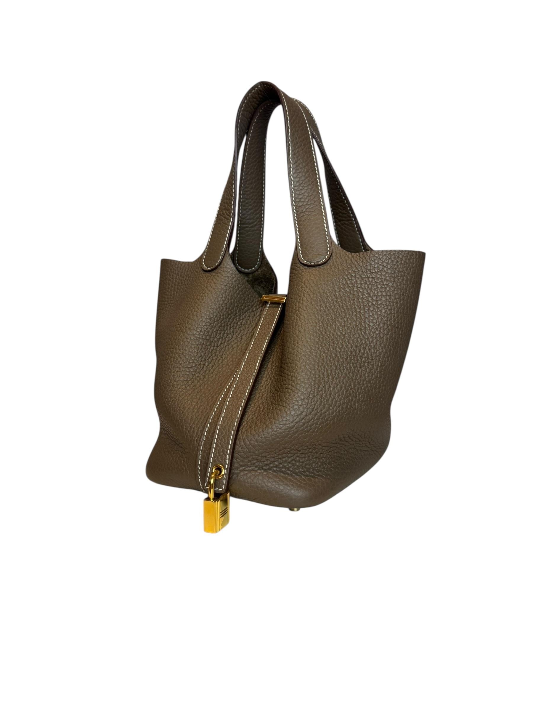 HERMES PICOTIN CLEMENCE ETOUPE 18