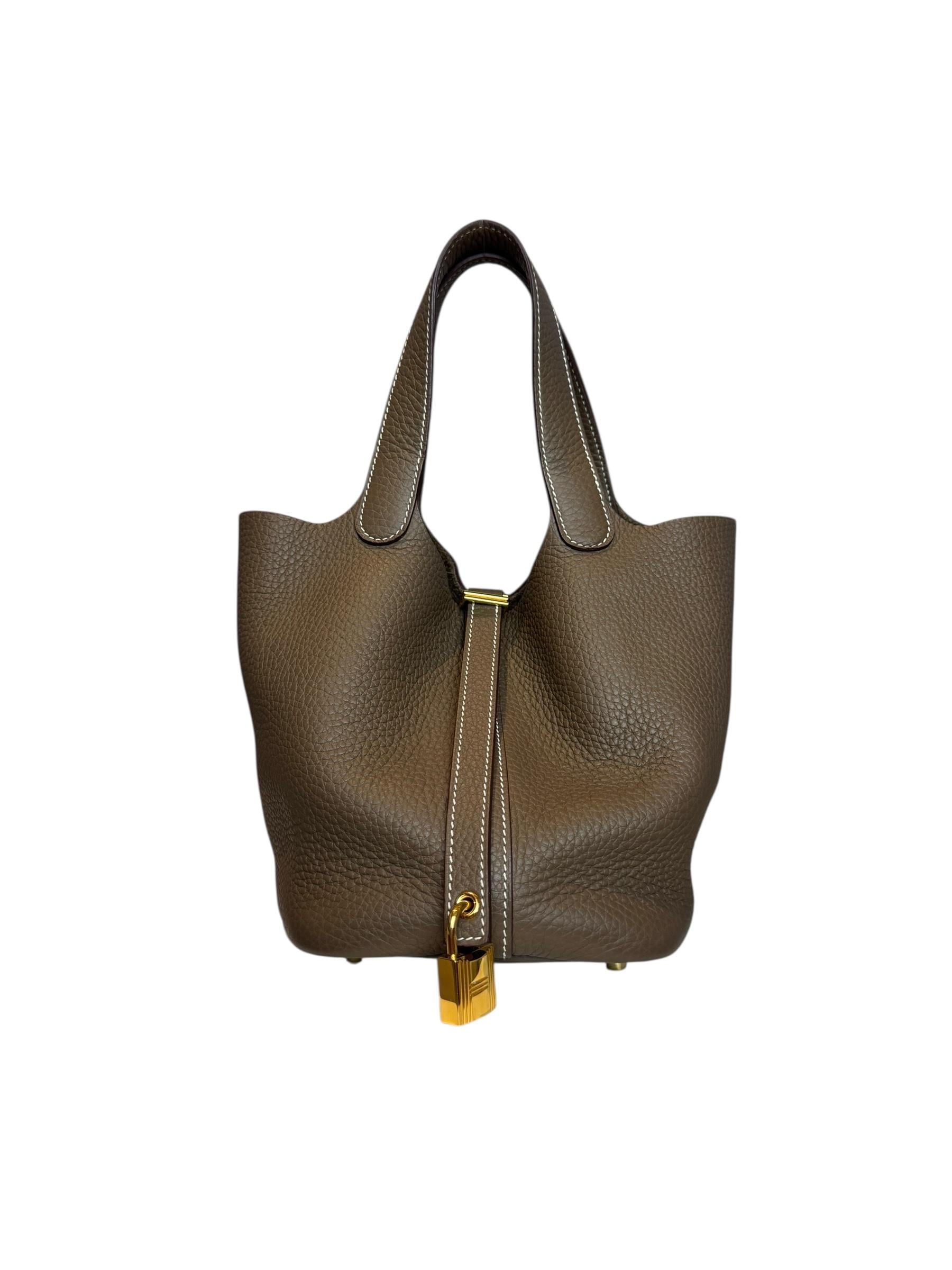 HERMES PICOTIN CLEMENCE ETOUPE 18