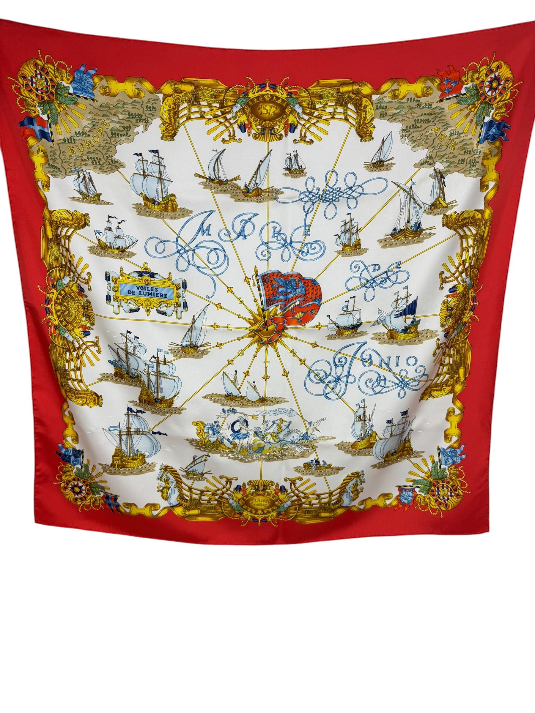HERMES VOILES DE LUMIERE SCARF