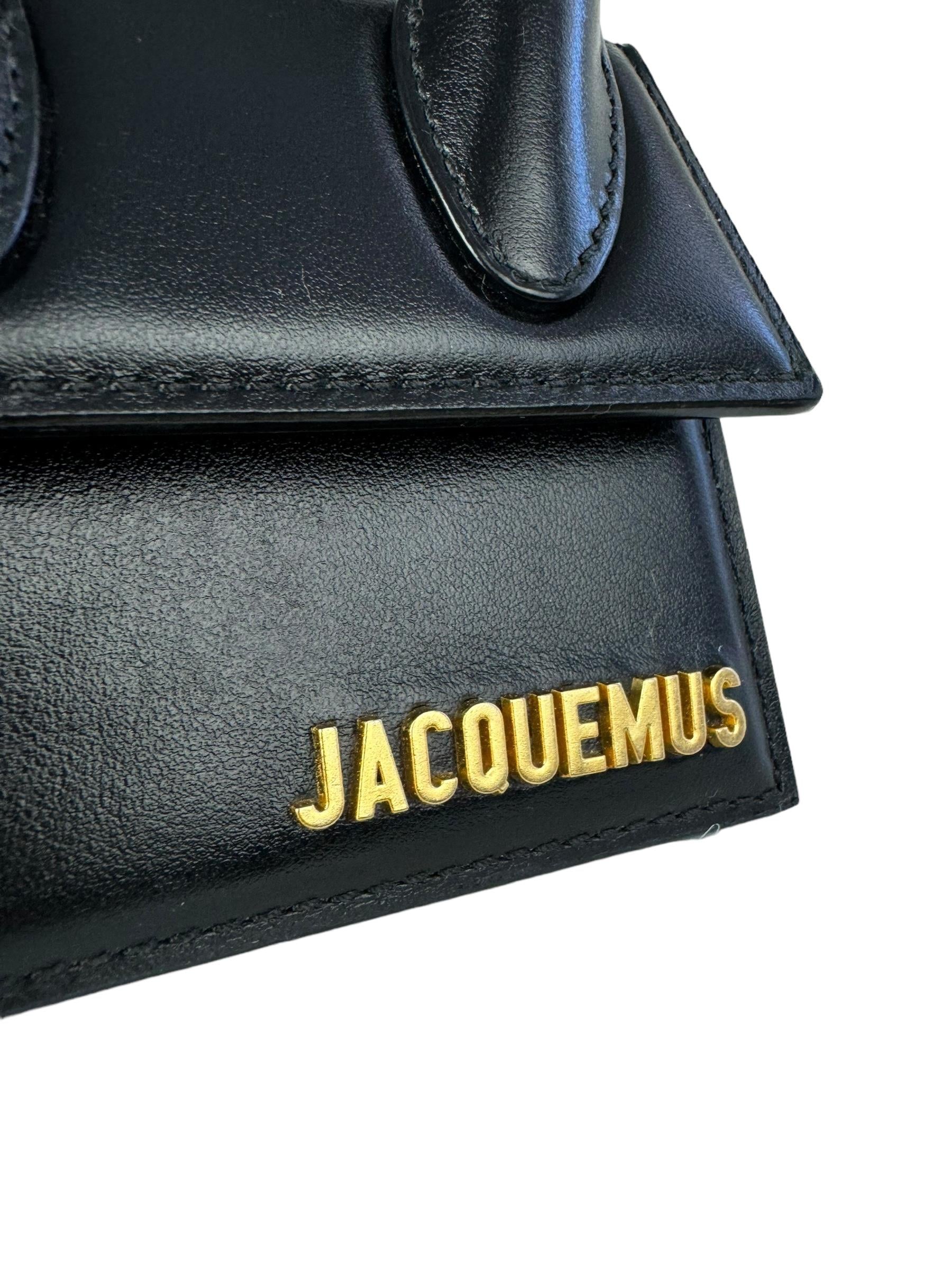 JACQUEMUS BLACK LE CHIQUITO BAG
