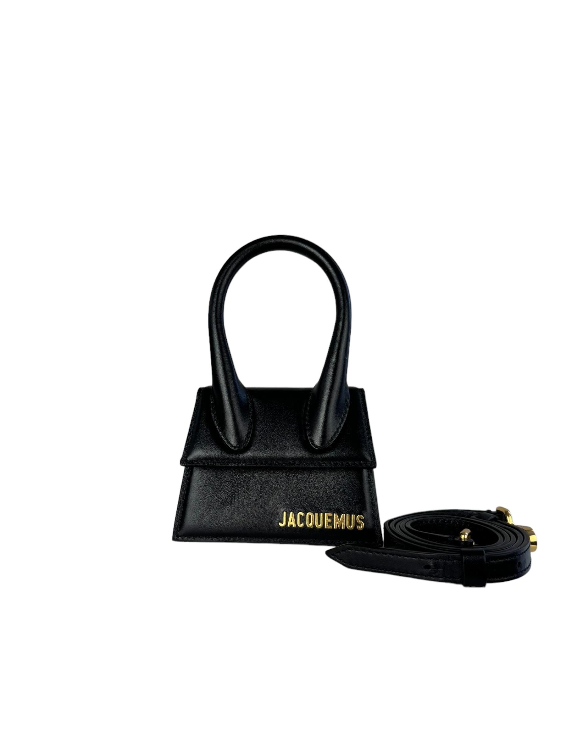 JACQUEMUS BLACK LE CHIQUITO BAG