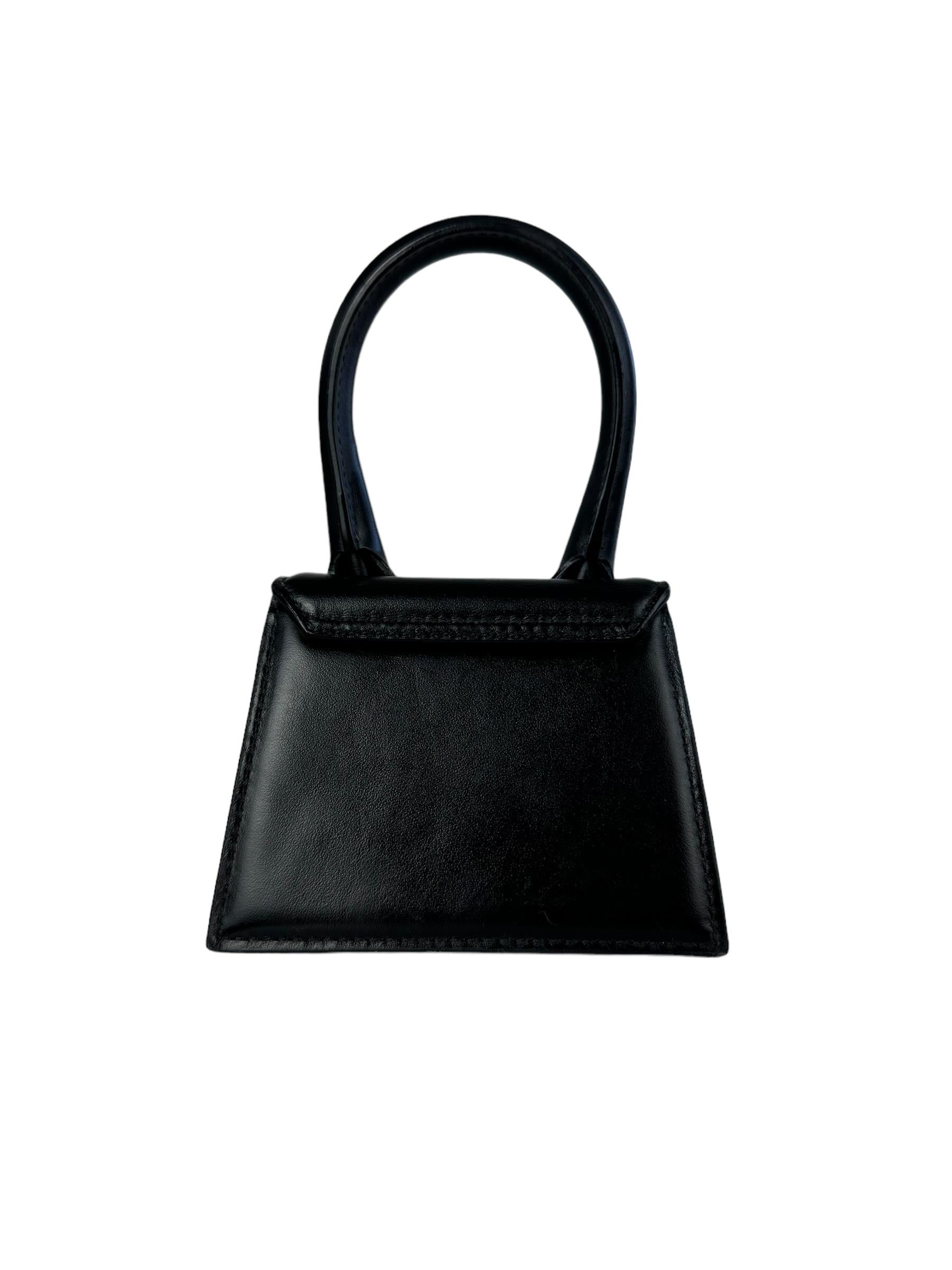 JACQUEMUS BLACK LE CHIQUITO BAG