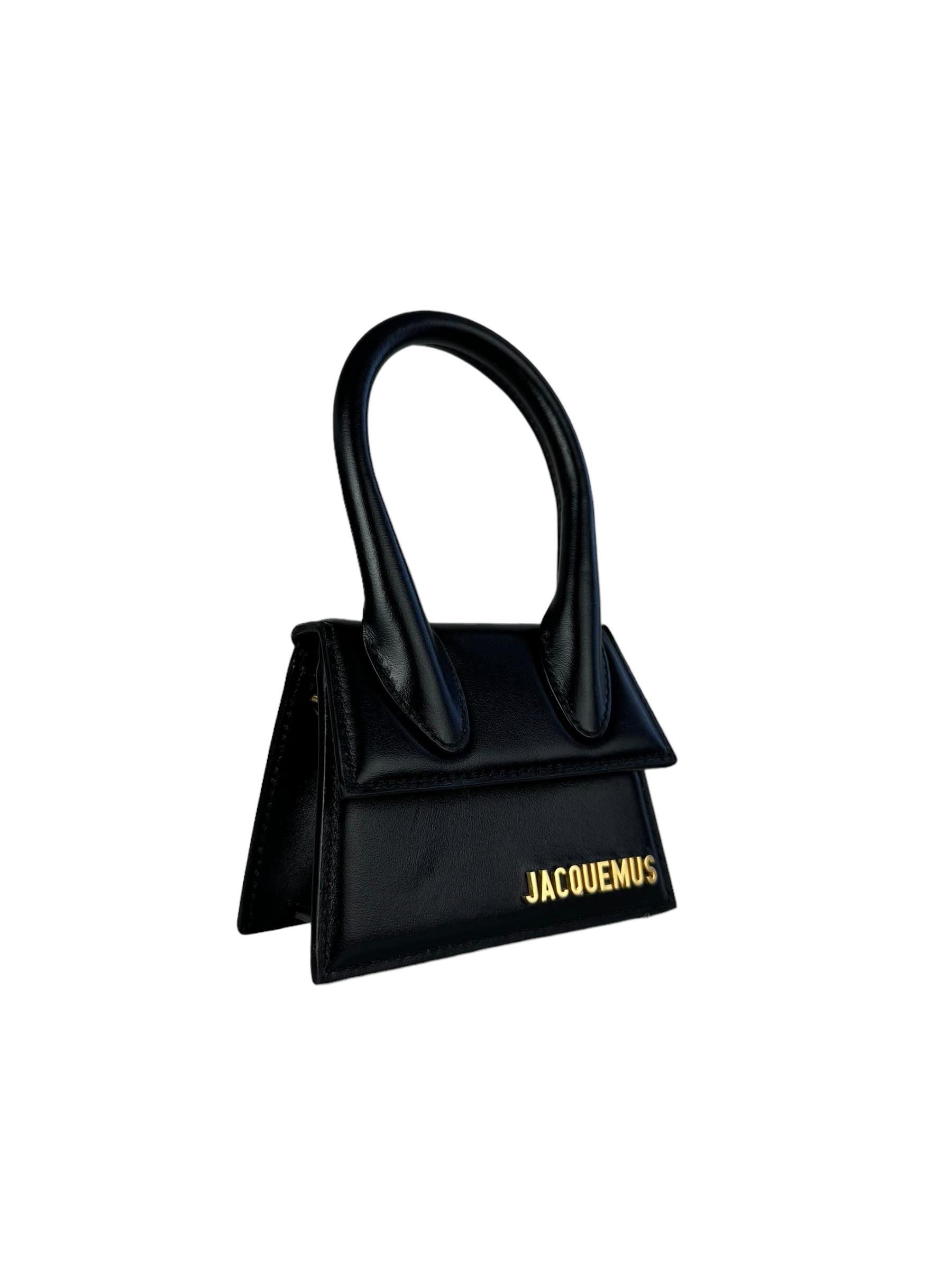 JACQUEMUS BLACK LE CHIQUITO BAG