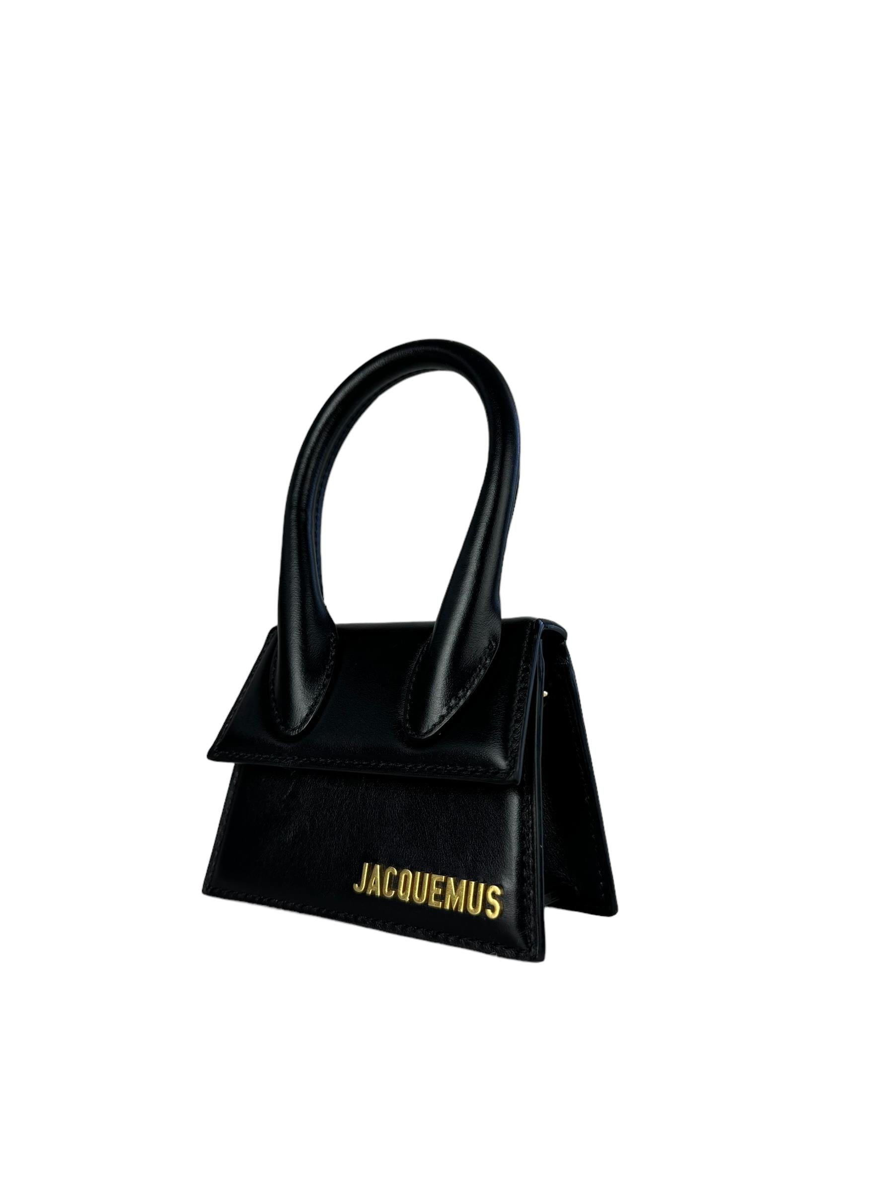 JACQUEMUS BLACK LE CHIQUITO BAG