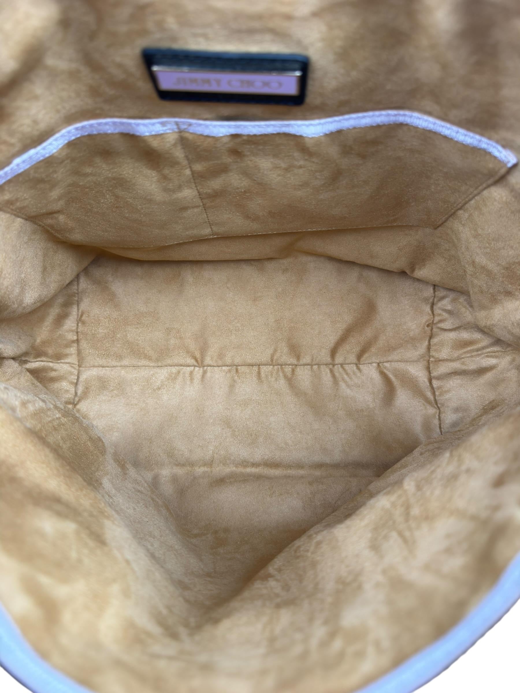 JIMMY CHOO CROCODILE PRINT TOTE