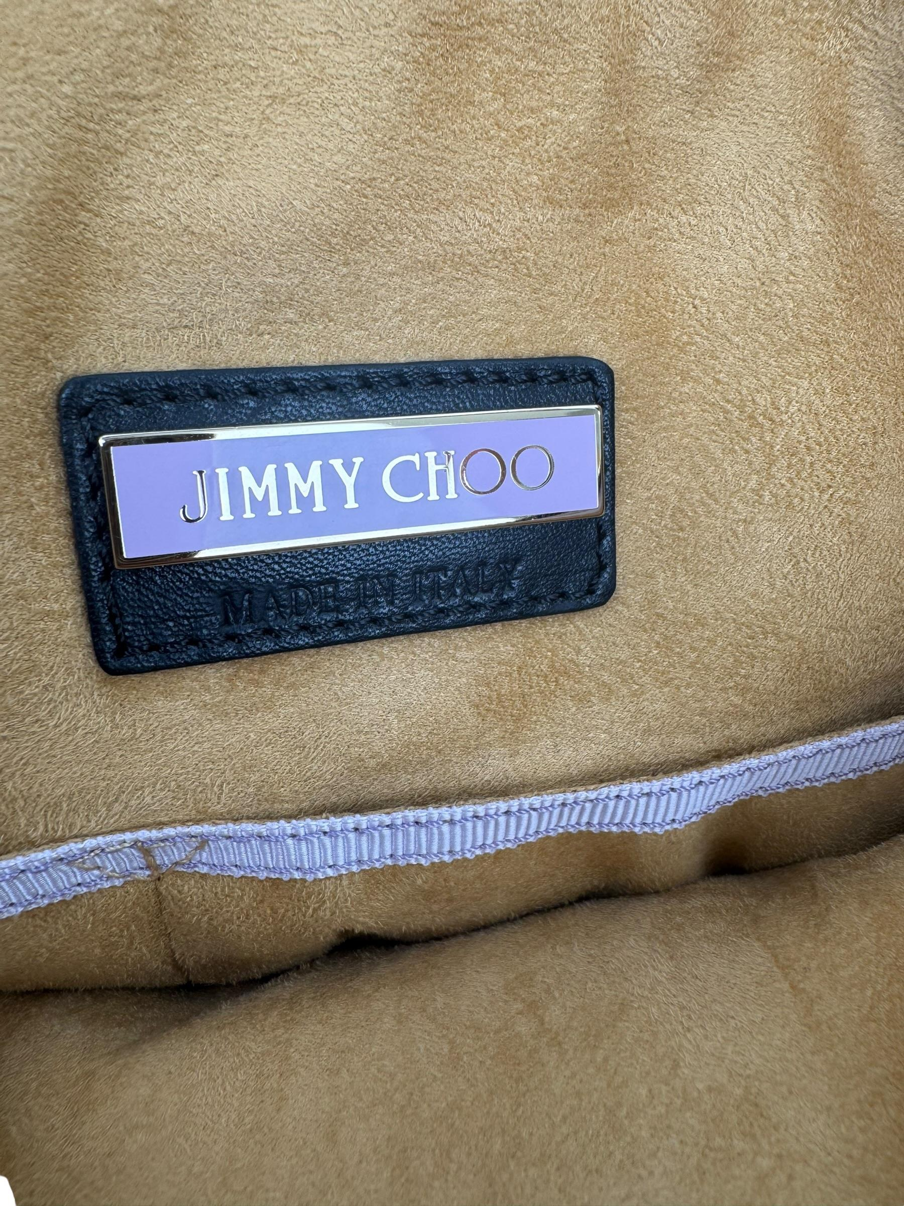 JIMMY CHOO CROCODILE PRINT TOTE