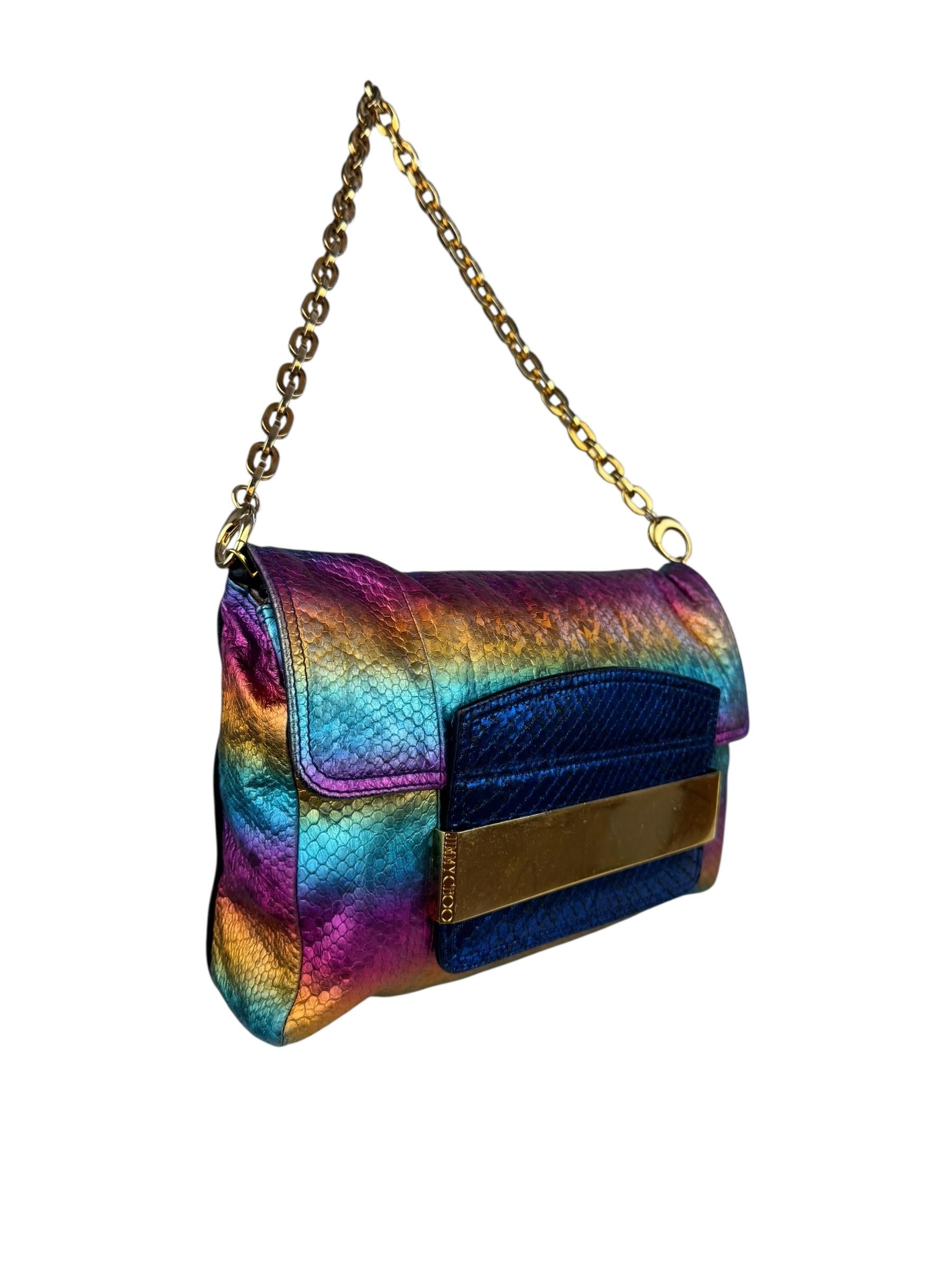 JIMMY CHOO SNAKESKIN BAG