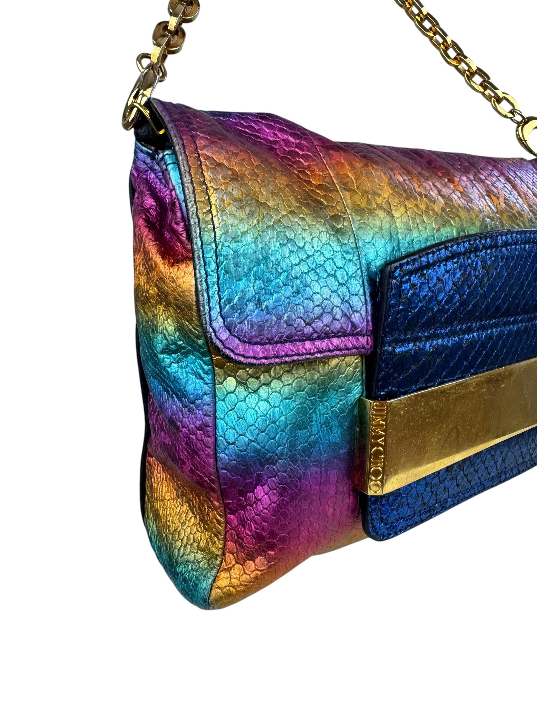 JIMMY CHOO SNAKESKIN BAG