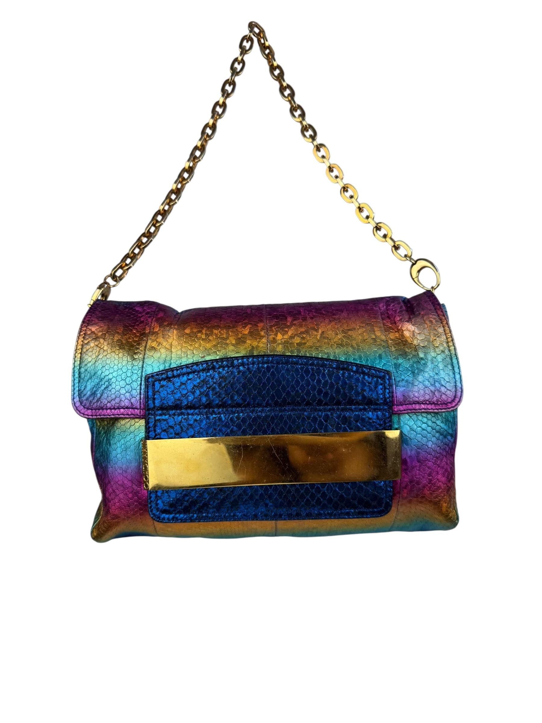 JIMMY CHOO SNAKESKIN BAG