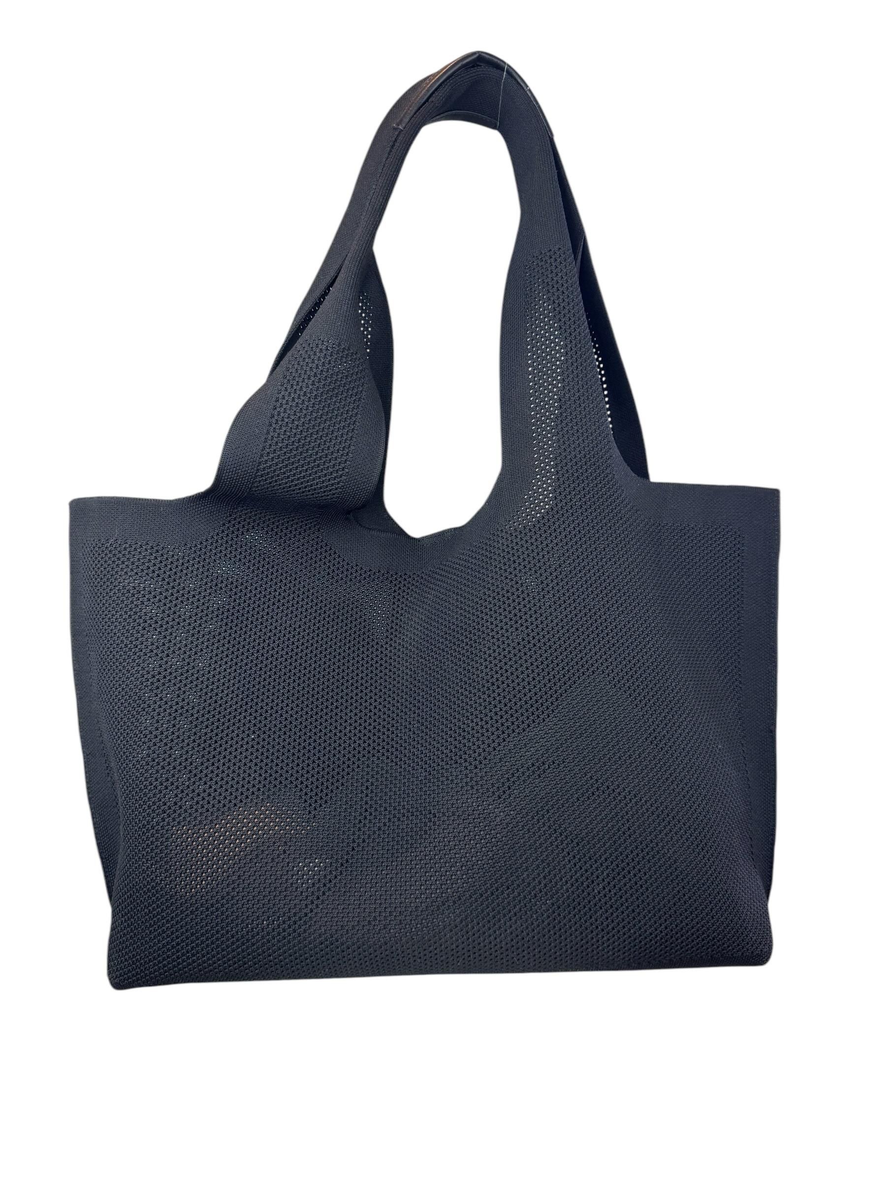 KENZO MESH BLACK TOTE BAG