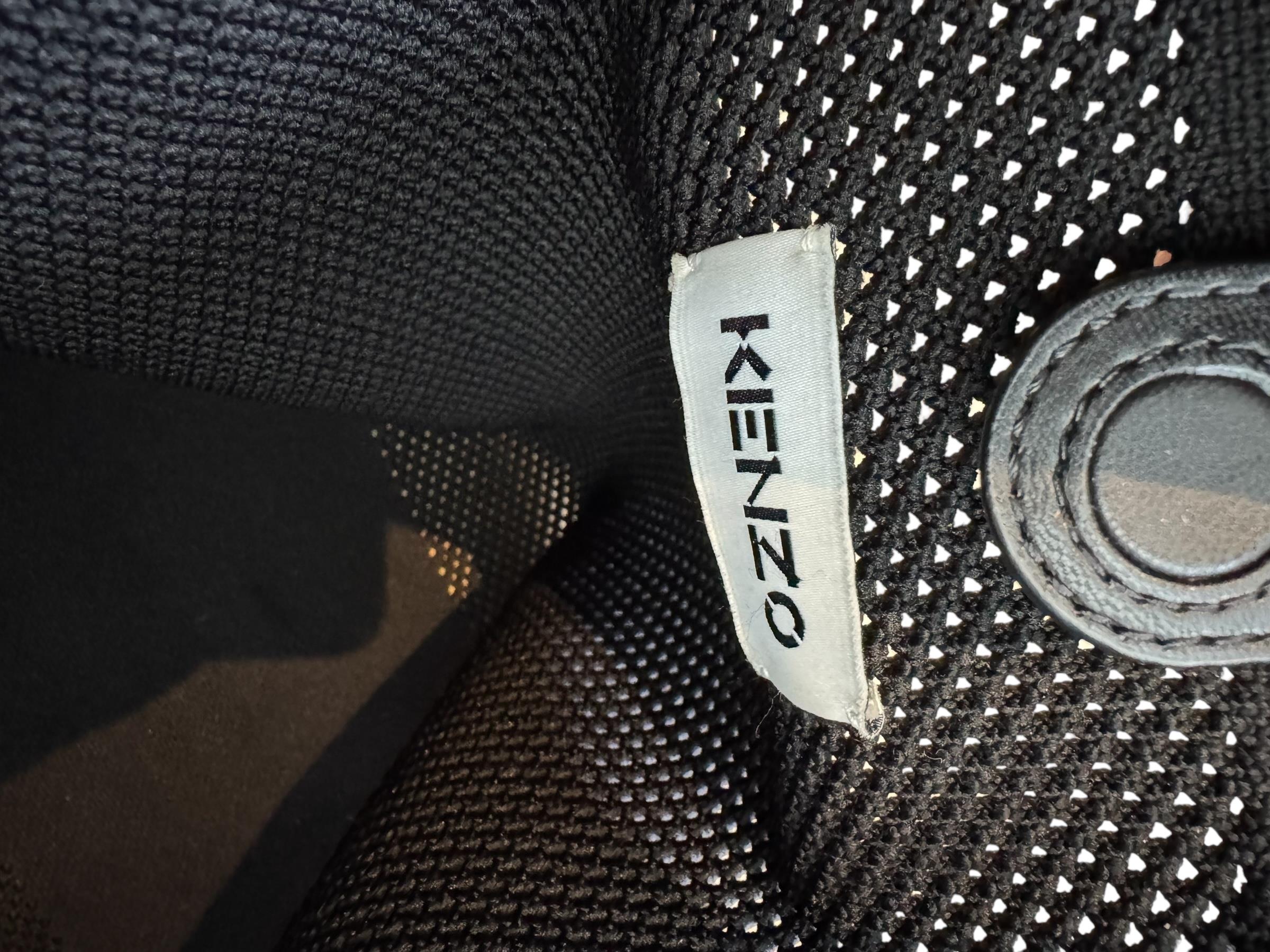 KENZO MESH BLACK TOTE BAG