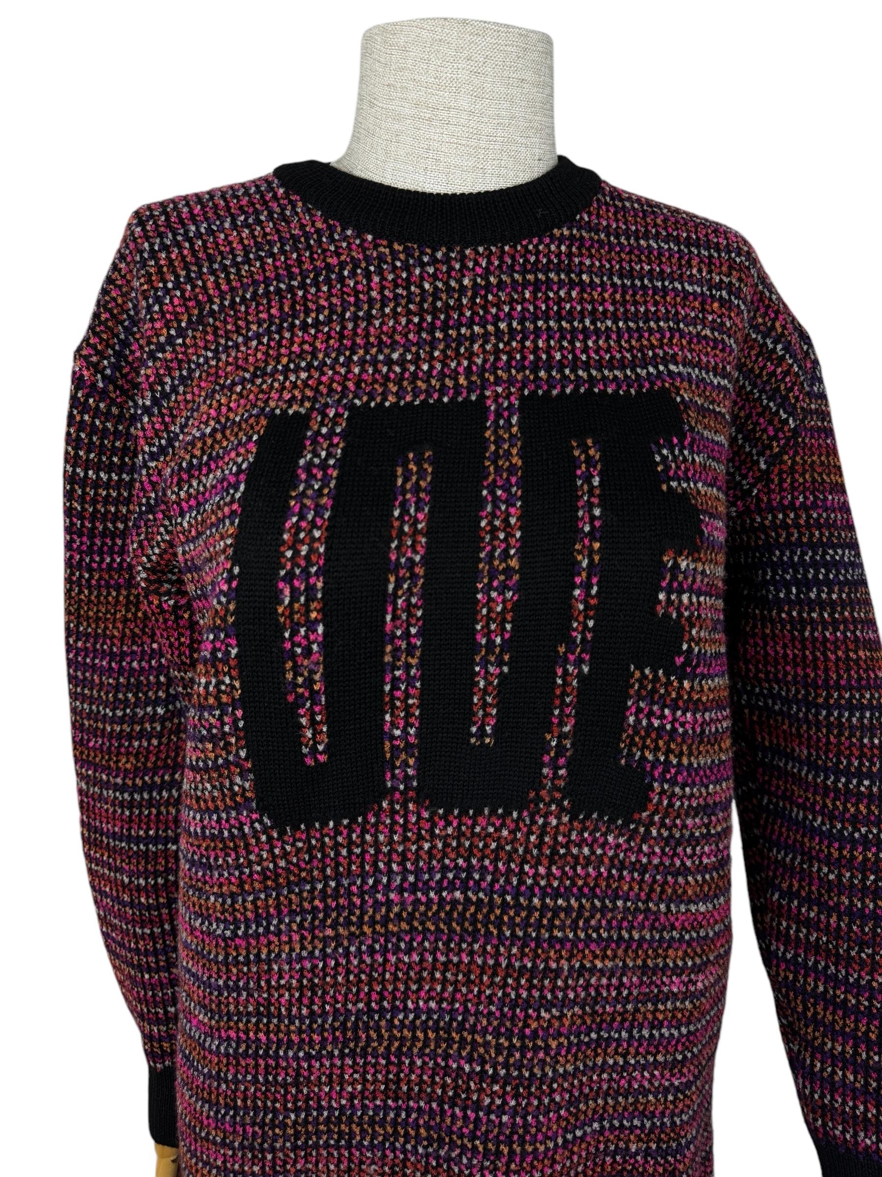KENZO MULTICOLOR WOOL DRESS 