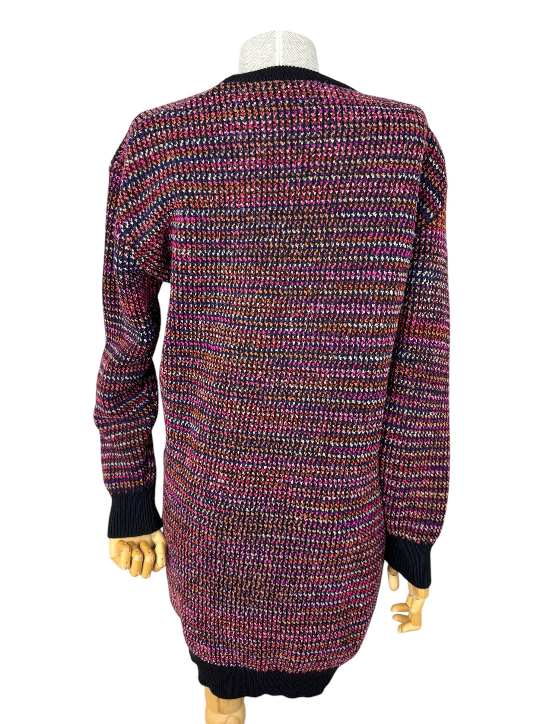KENZO MULTICOLOR WOOL DRESS 