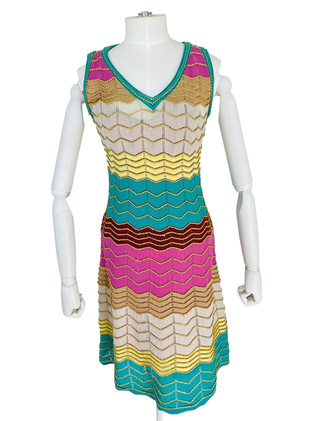 KNITTED GLITTER DRESS