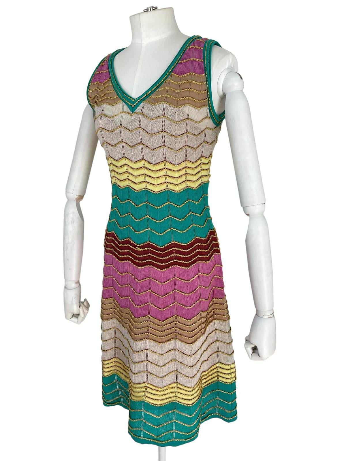 KNITTED GLITTER DRESS