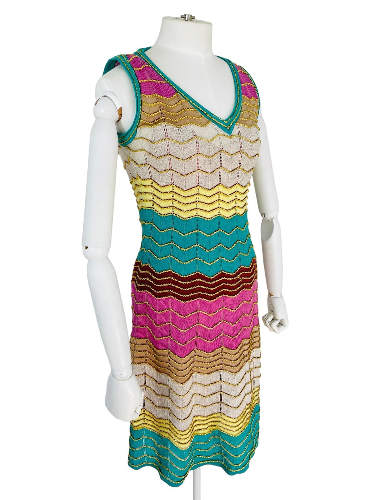 KNITTED GLITTER DRESS