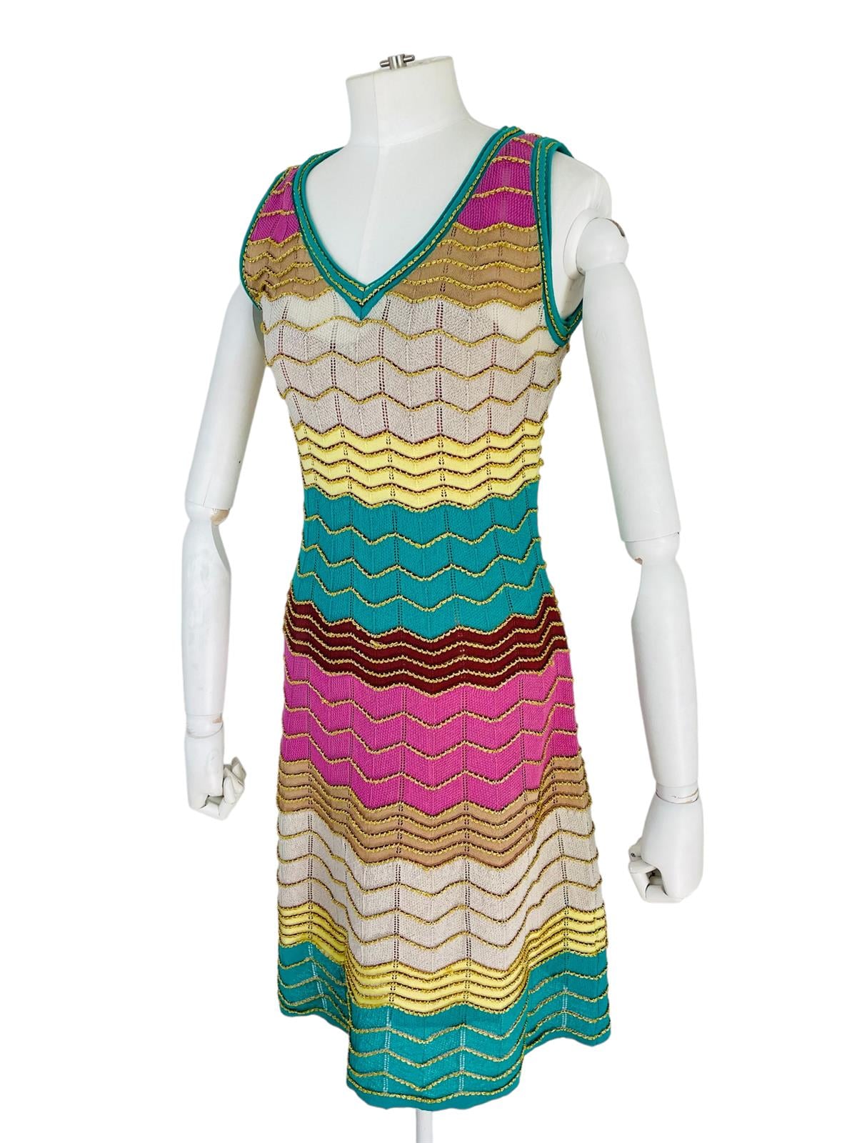KNITTED GLITTER DRESS