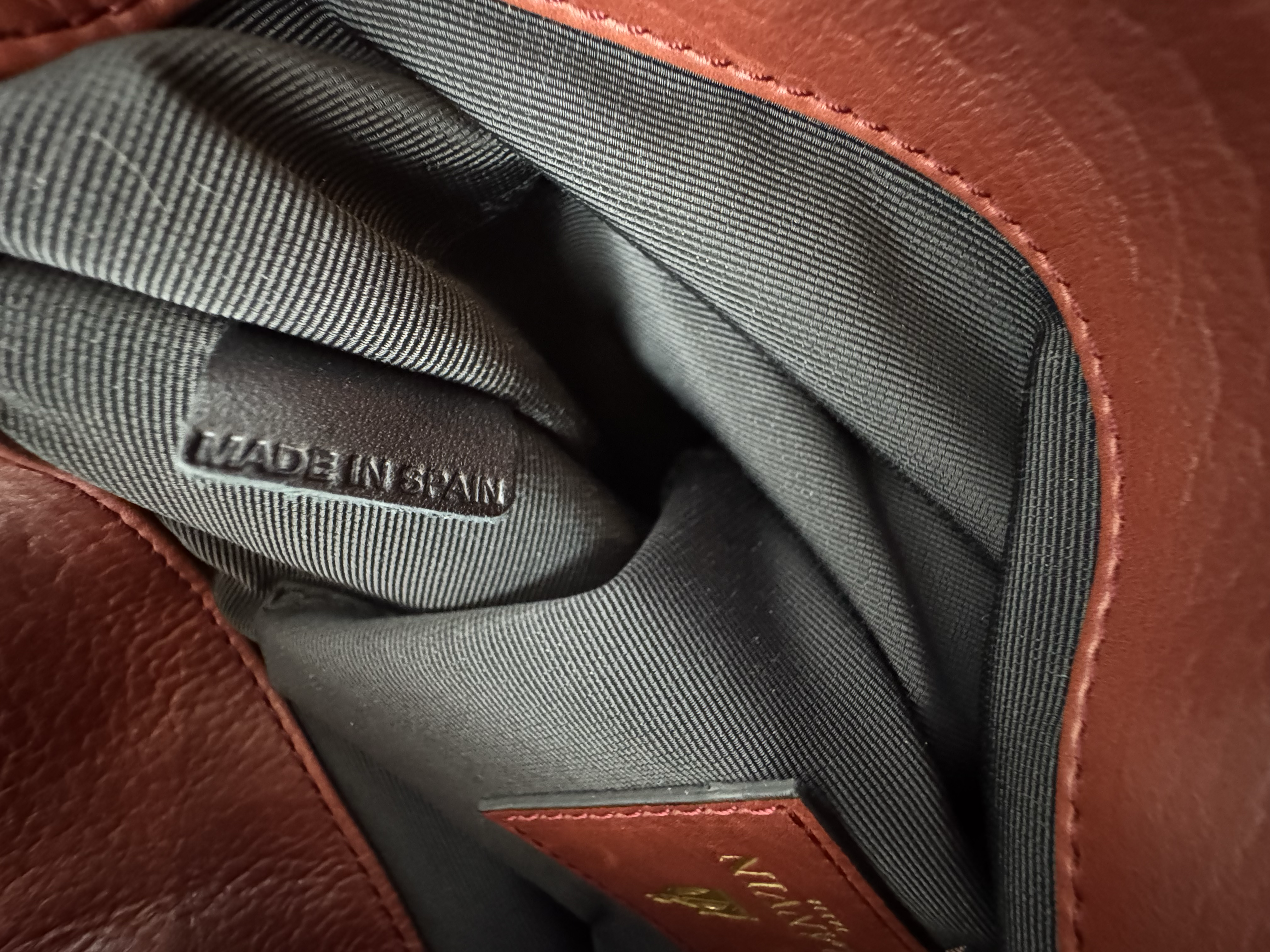 LANVIN BRICK RIBBON CROSSBODY BAG
