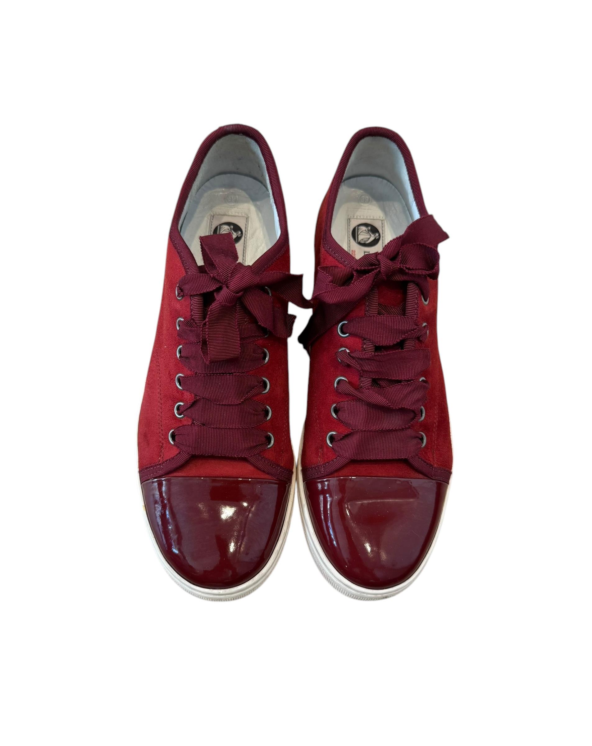 LANVIN SUEDE SNEAKERS