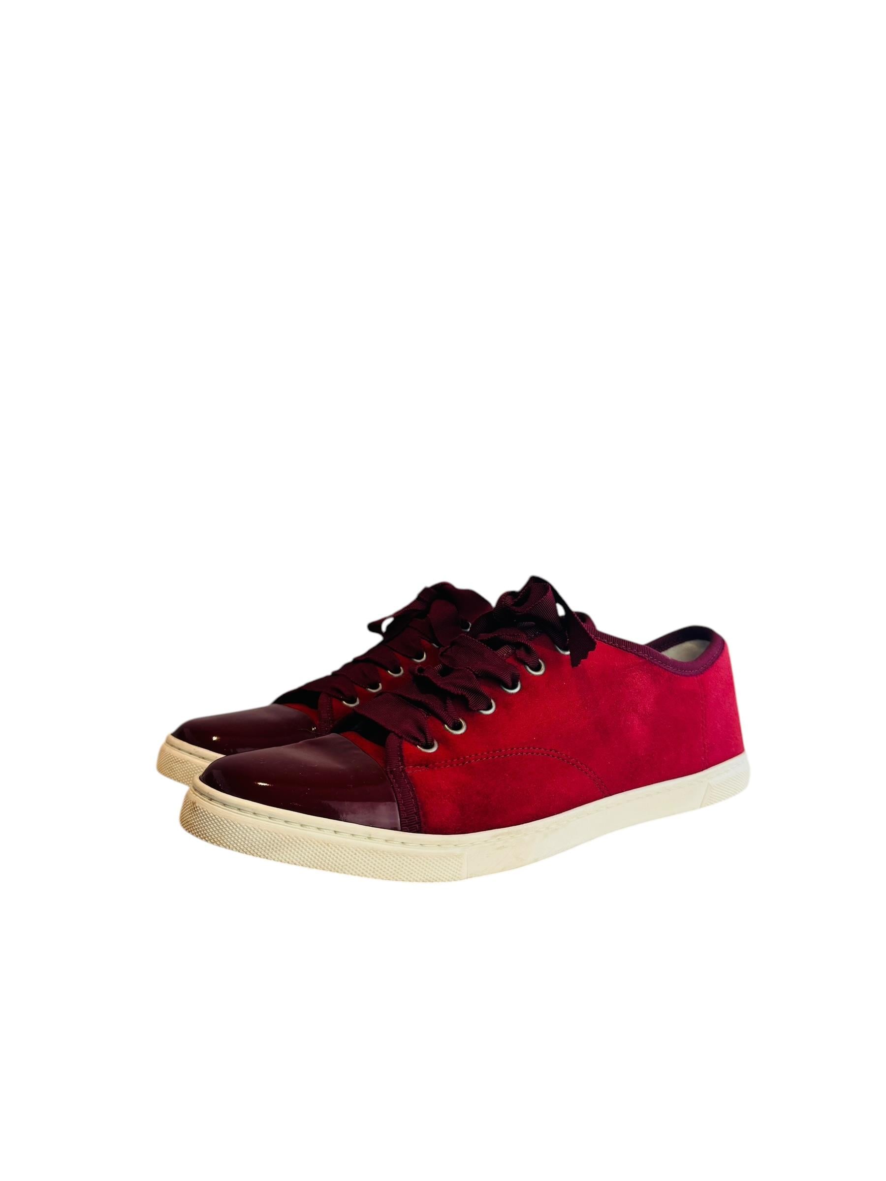 LANVIN SUEDE SNEAKERS
