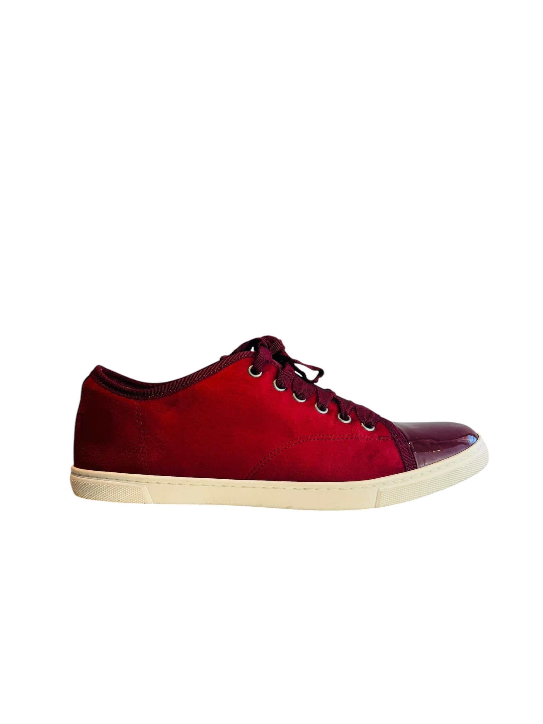 LANVIN SUEDE SNEAKERS