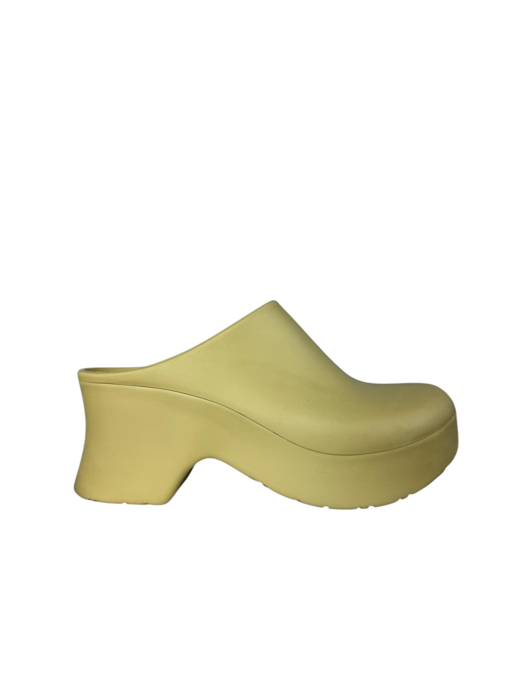 LOEWE BEIGE CLOG RUBBER SANDALS