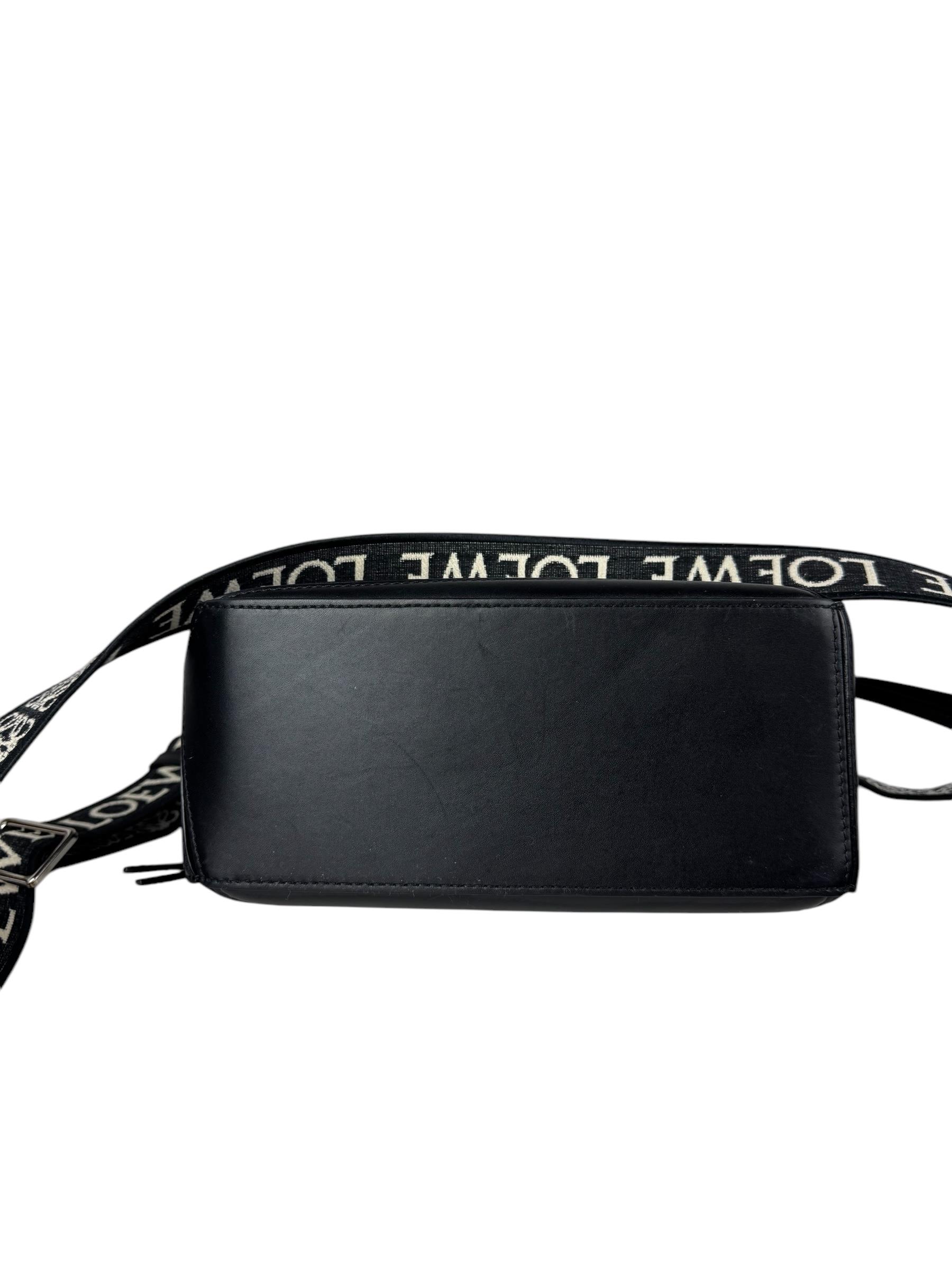 LOEWE BLACK SMALL PUZZLE BAG