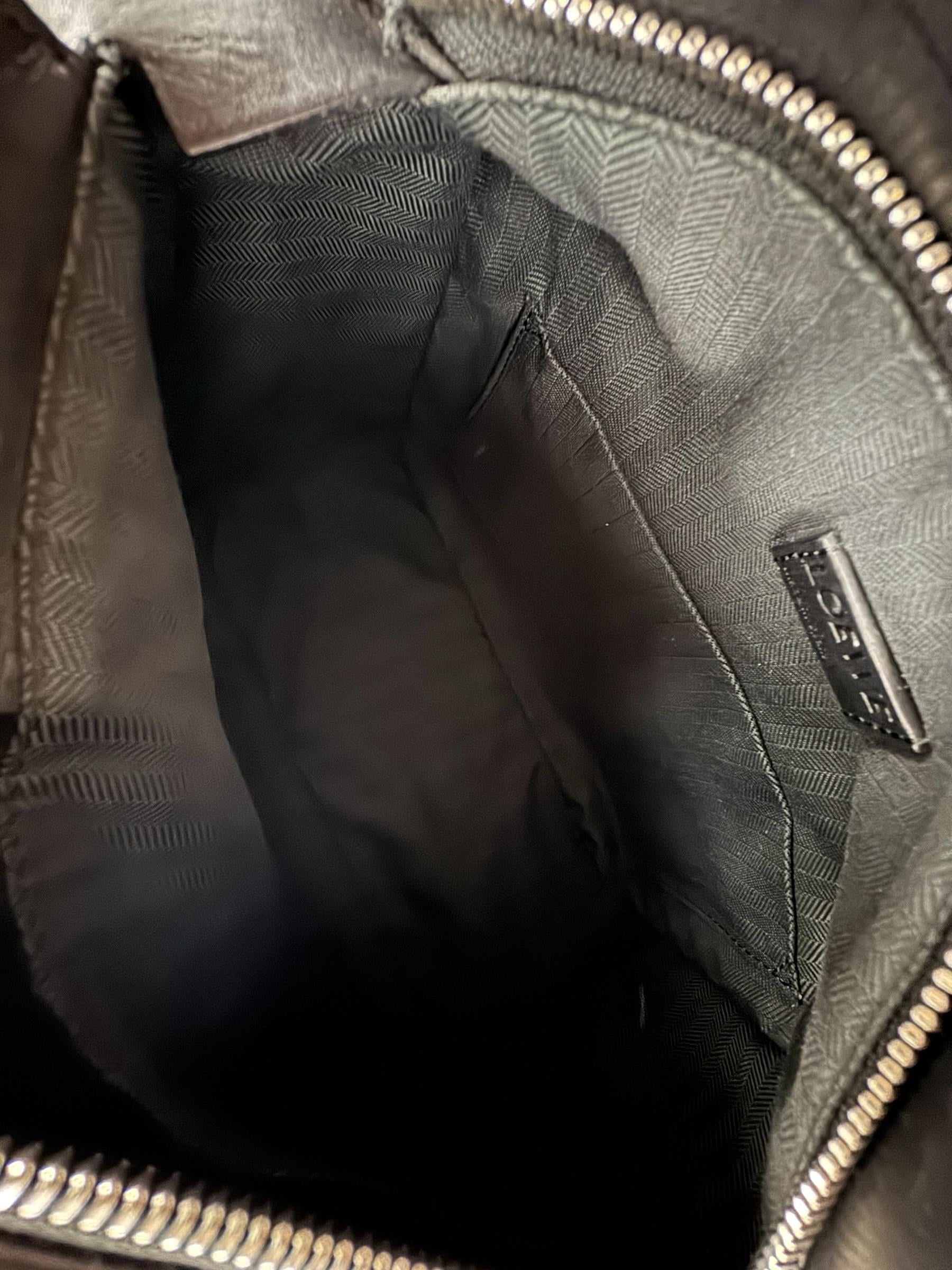 LOEWE BLACK SMALL PUZZLE BAG
