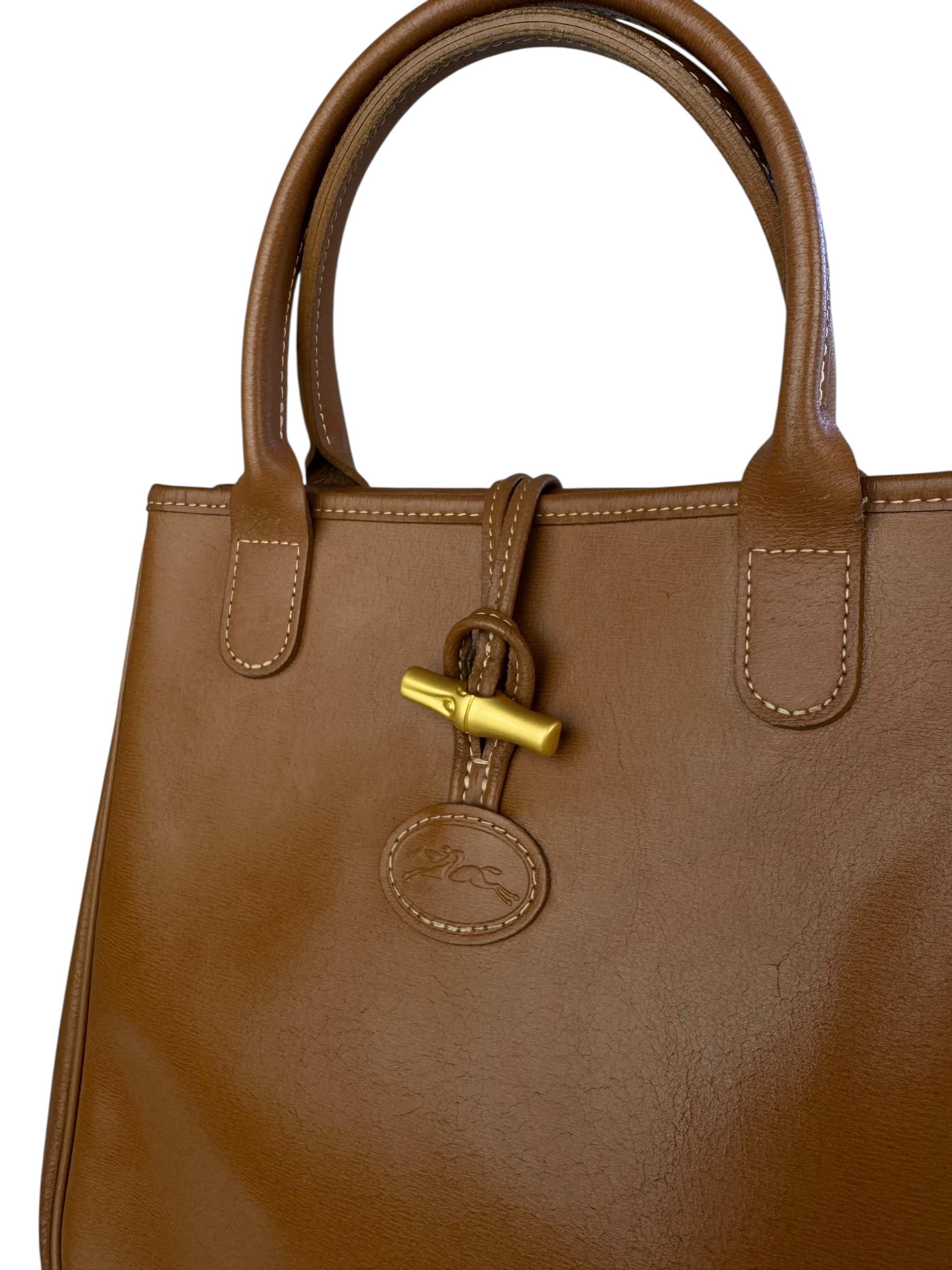 LONGCHAMP BROWN HERITAGE BAG